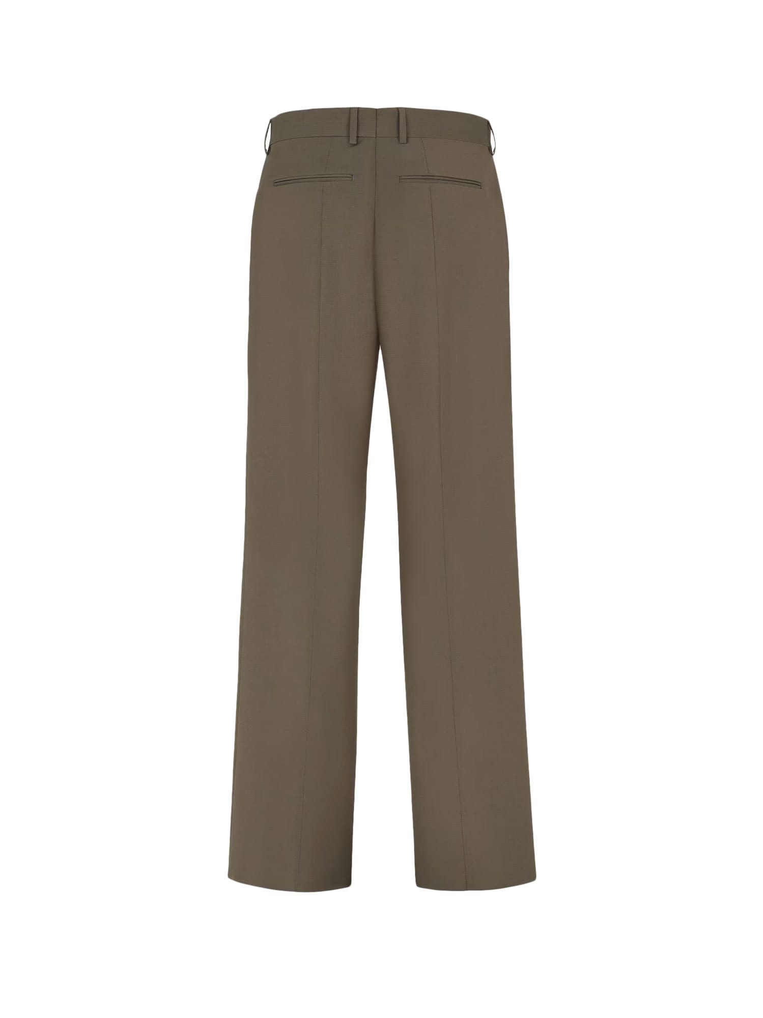 Shop Fendi Trouser In Verde