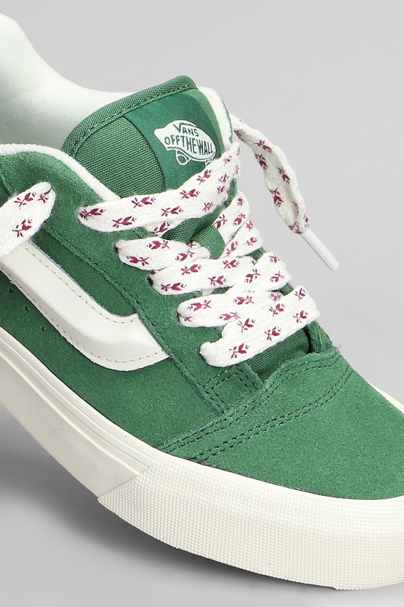 Vans Knu Skool Sneakers In Green Suede In Green