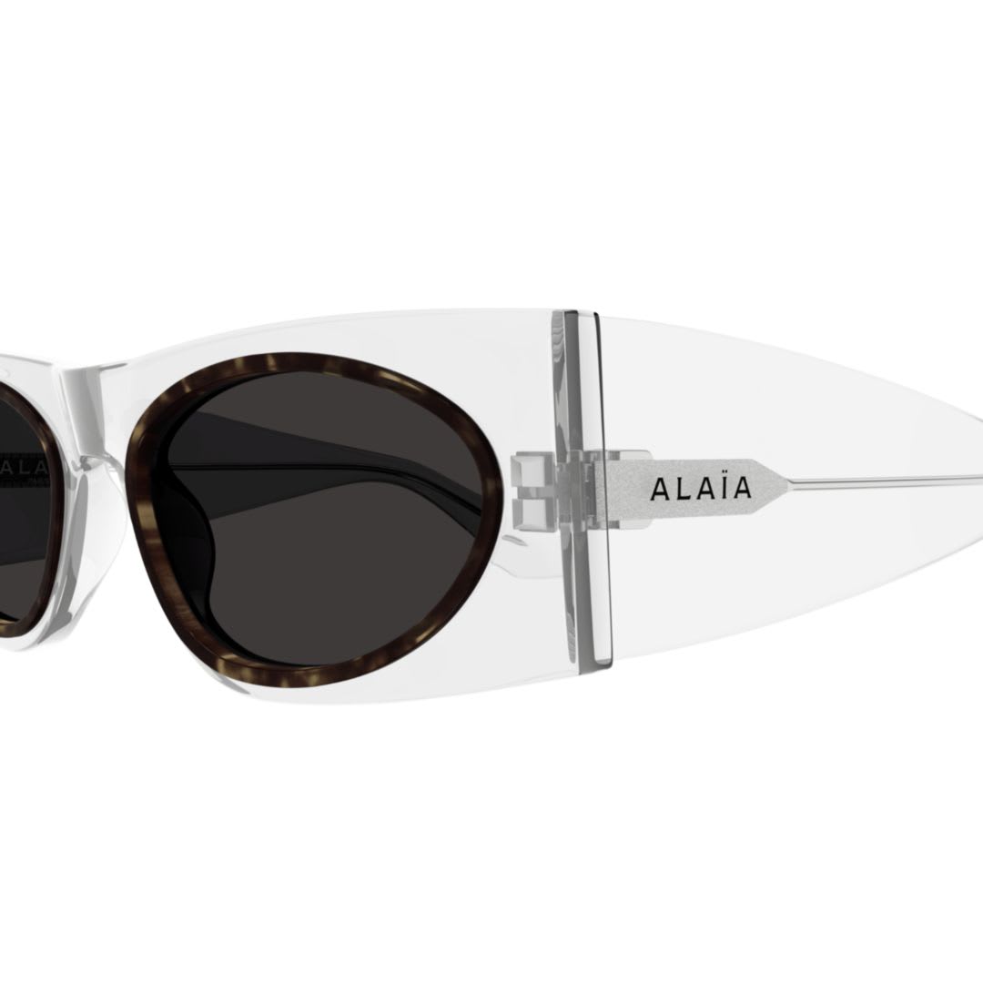 Alaïa Aa0085s001 Crystal Crystal Grey In White