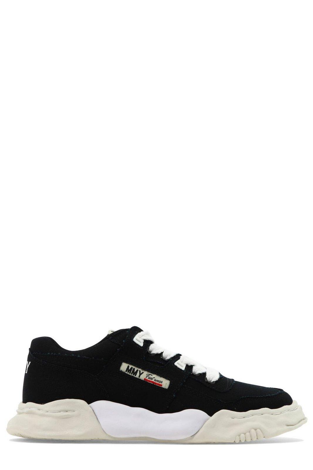 Shop Miharayasuhiro Parker Low-top Sneakers In Black