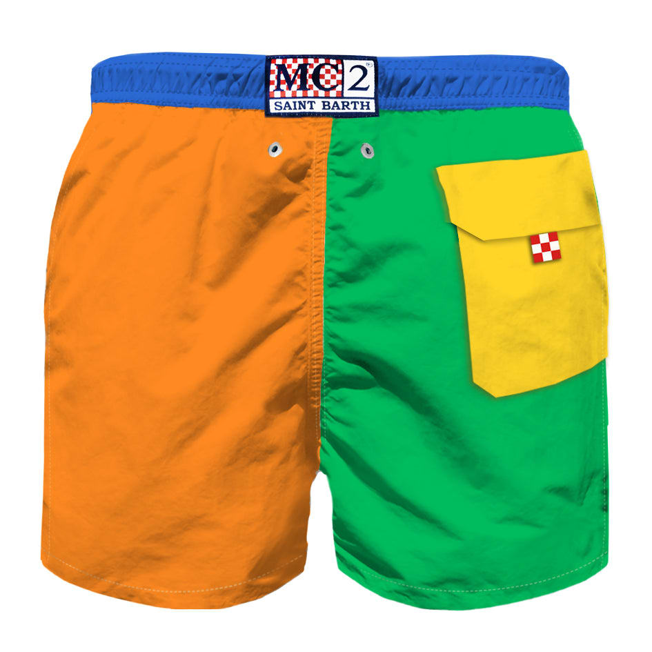 MC2 SAINT BARTH BOY MULTICOLOR SWIM SHORTS 