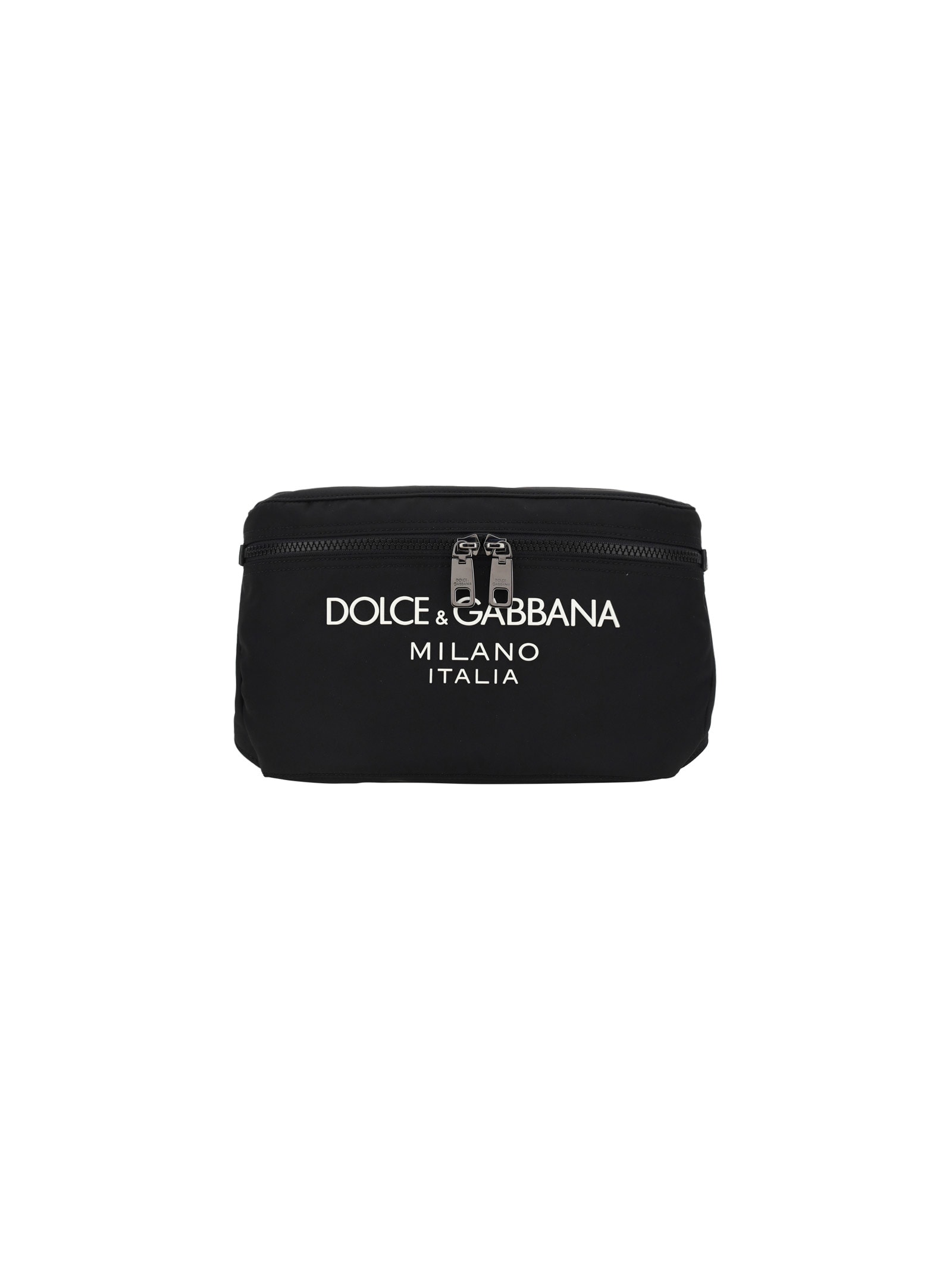 Shop Dolce & Gabbana Belt Bag In Nero