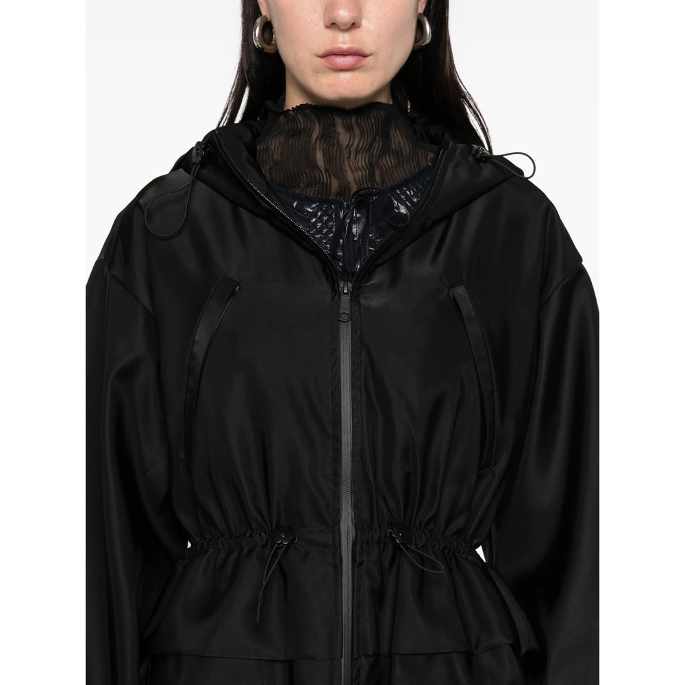 Cecilie Bahnsen Long Sleeve Windbreaker In Black