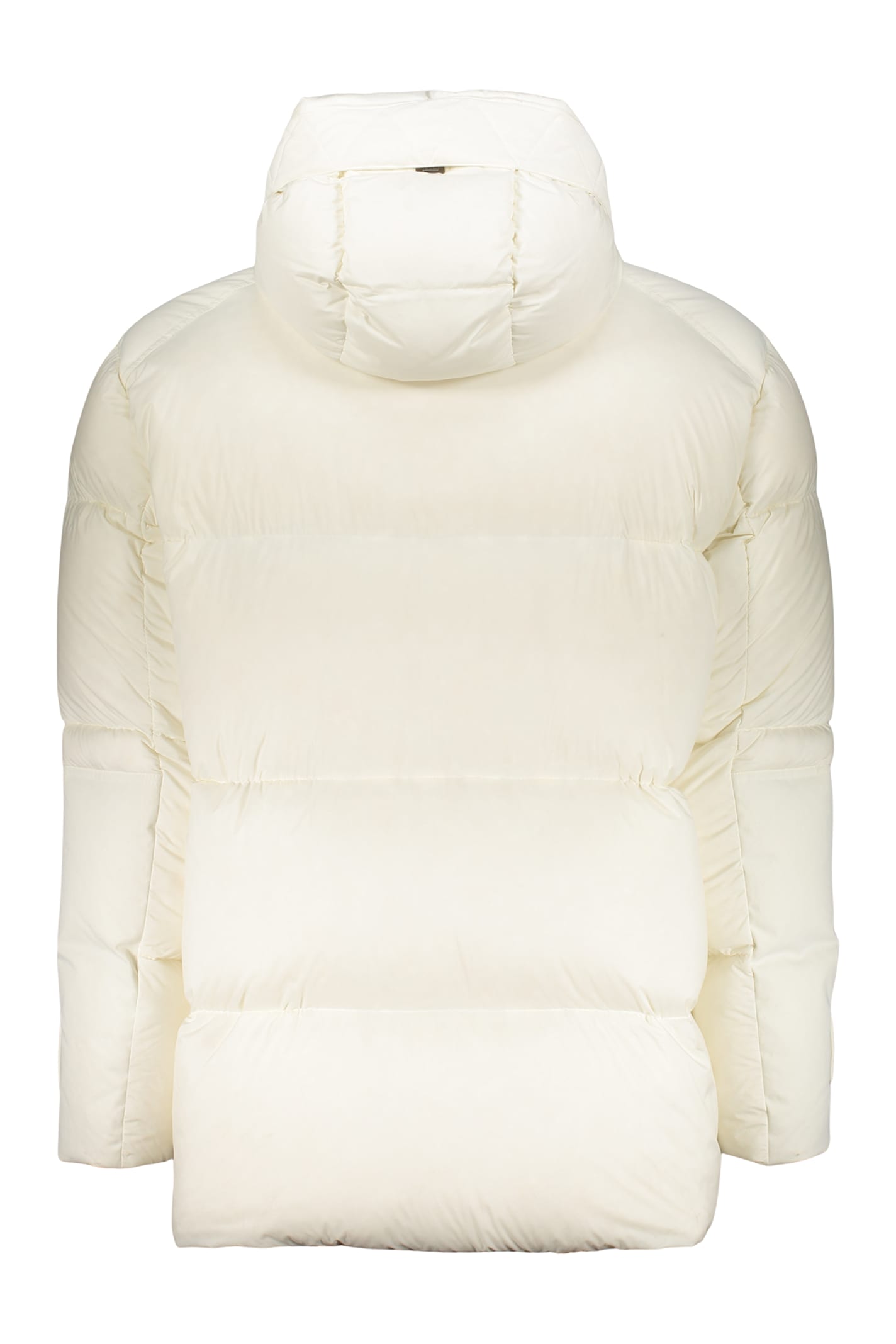 Herno Long-sleeved Down Jacket In White