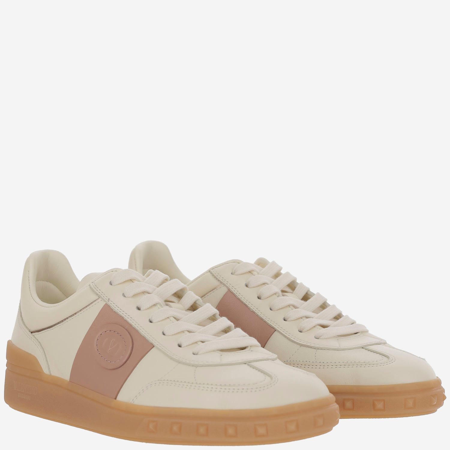 VALENTINO GARAVANI UPVILLAGE LEATHER SNEAKERS 