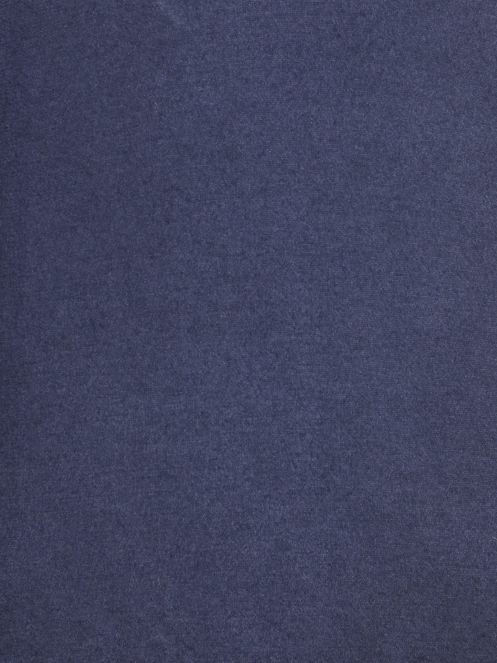 Cruciani V-neck Long-sleeved Sweater In Blue