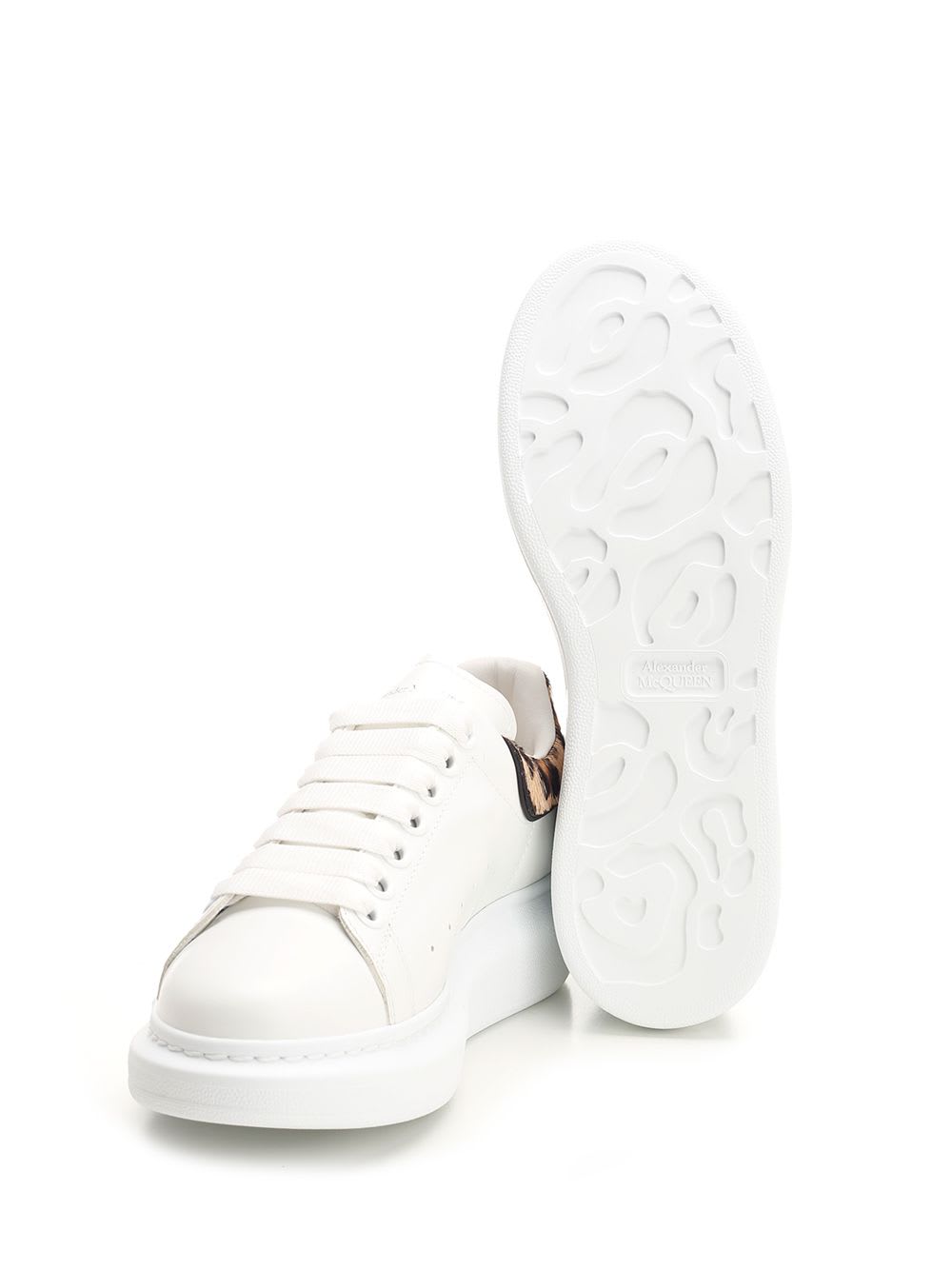 Shop Alexander Mcqueen Oversize Sneakers In White