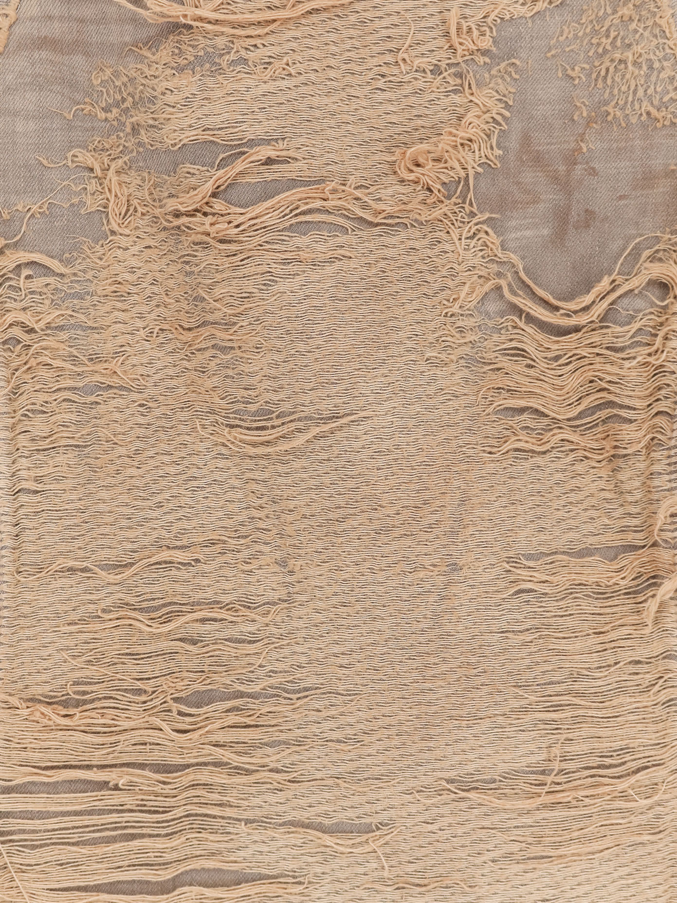 Diesel De Astro Fsg Cotton Top Destroyed Effect In Beige