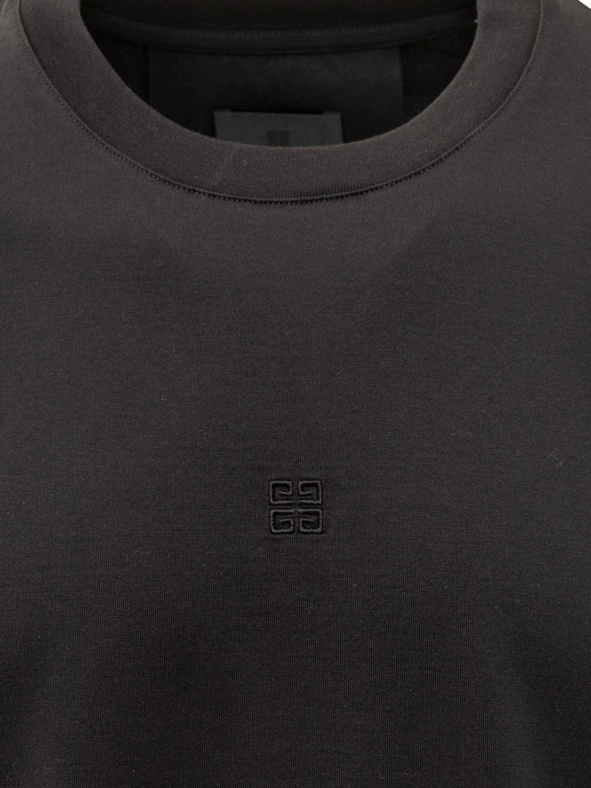 Shop Givenchy Crewneck Short-sleeved T-shirt In Black