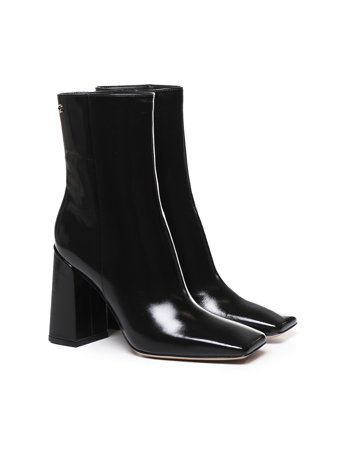 Shop Gianvito Rossi Nuit Boots In Patent Leather In Black