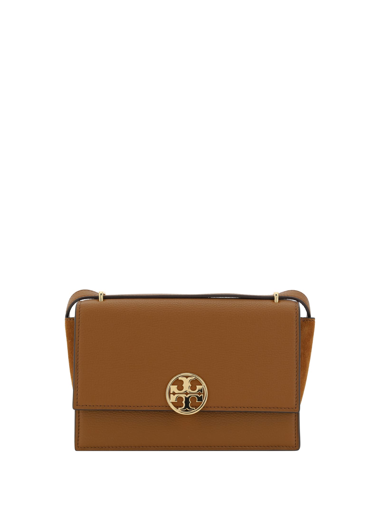 Shop Tory Burch Miller Shoulder Bag In Brown