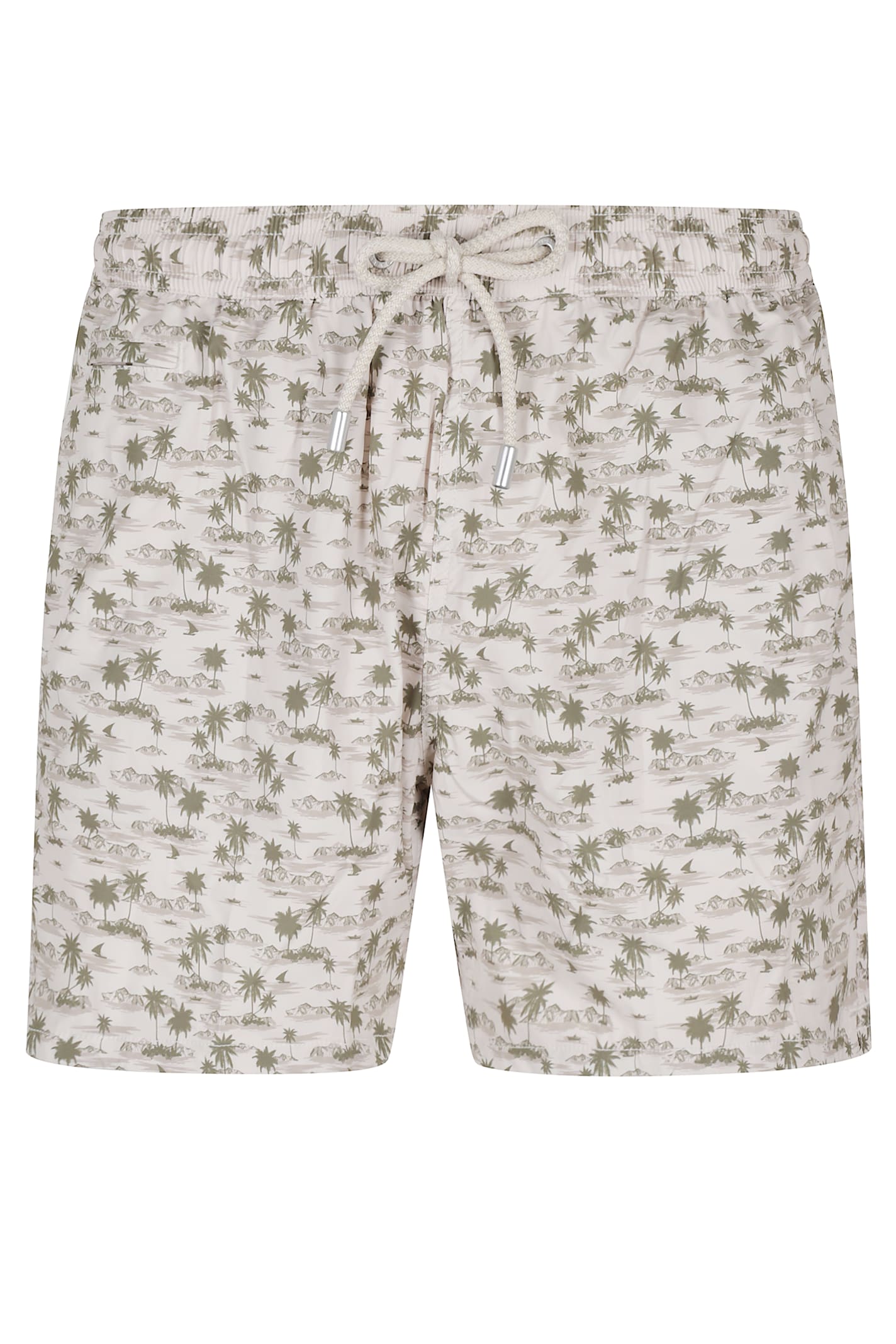 Mc2 Saint Barth Light And Stretch Swimshort In Neutral