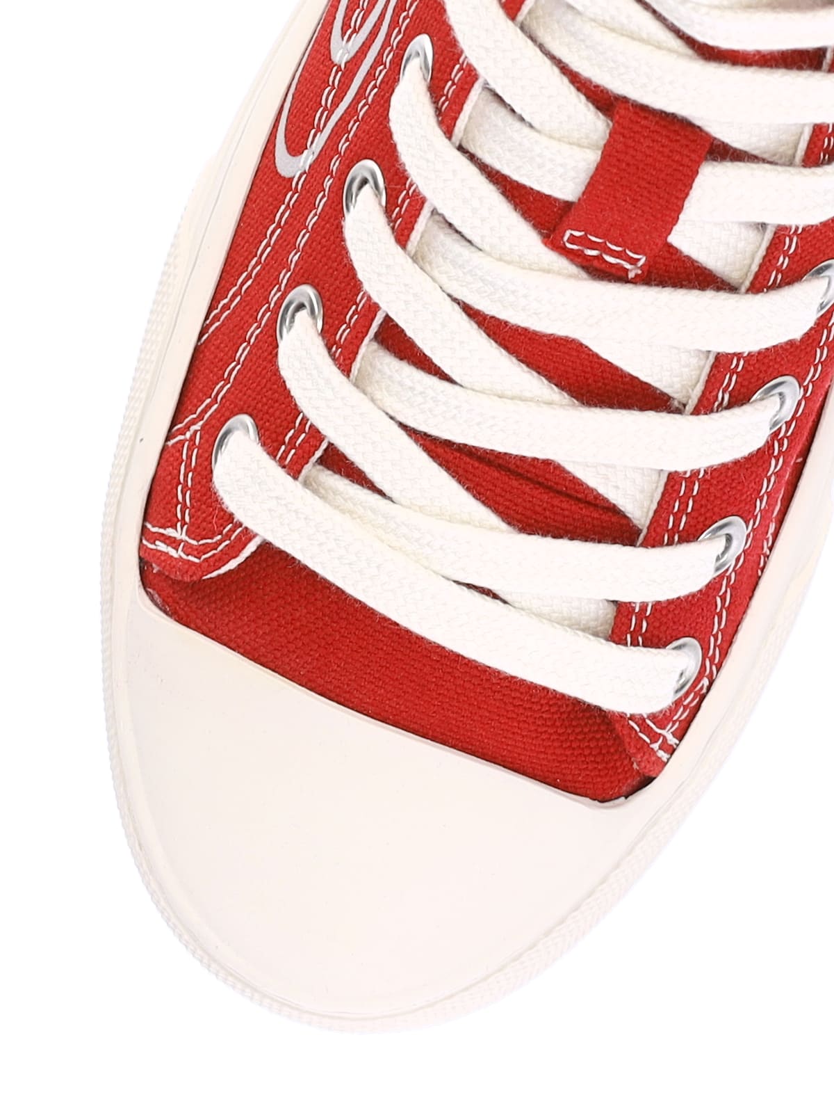 Shop Vivienne Westwood Plimsoll High Sneakers In Red