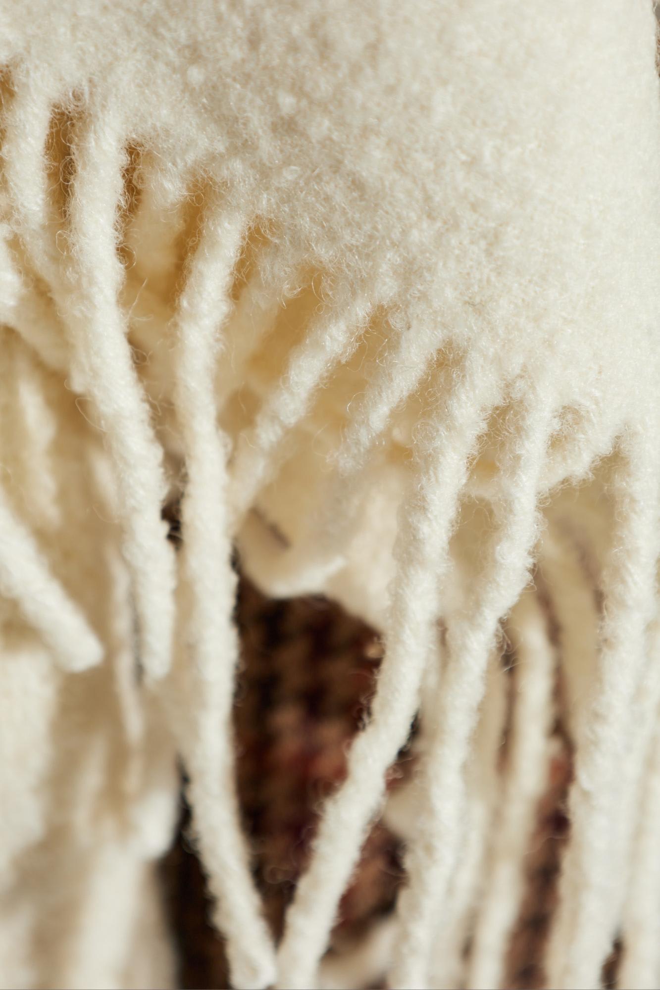 Totême Toteme Fringed Poncho In Red