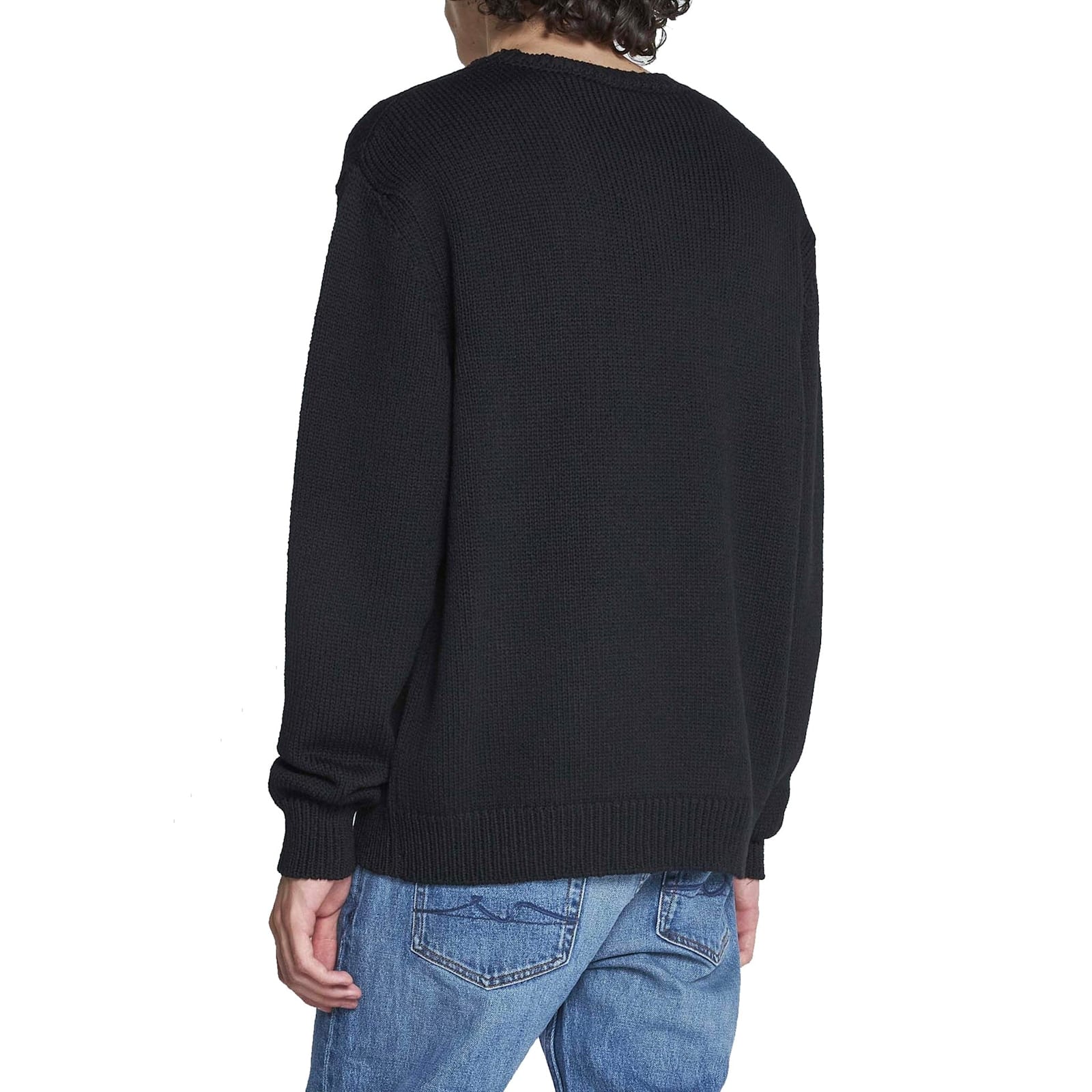 Shop Balmain Logo Sweater In Black