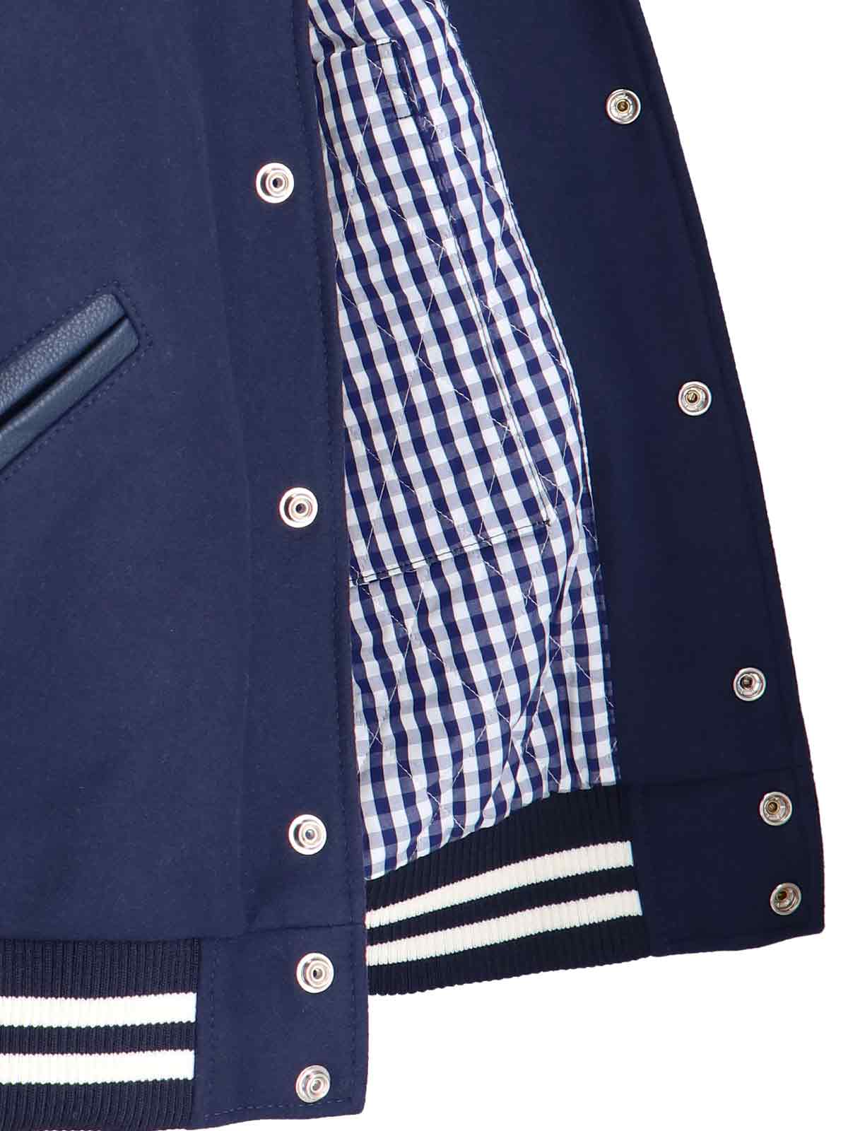 Shop Kenzo Varsity Sailor Jacket In Blue