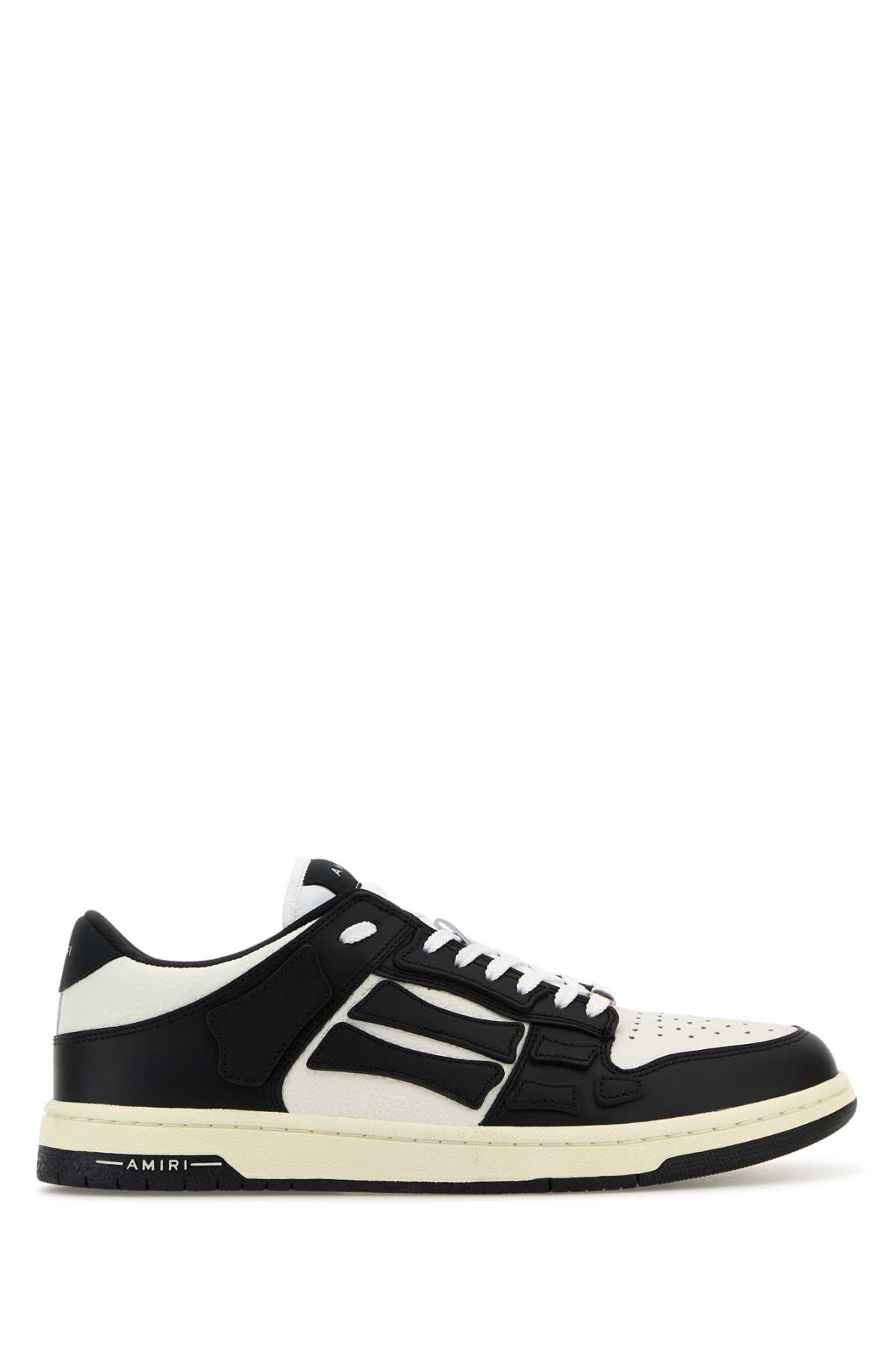 Amiri Contemporary Black Sneakers With Elevated Midsole In Black