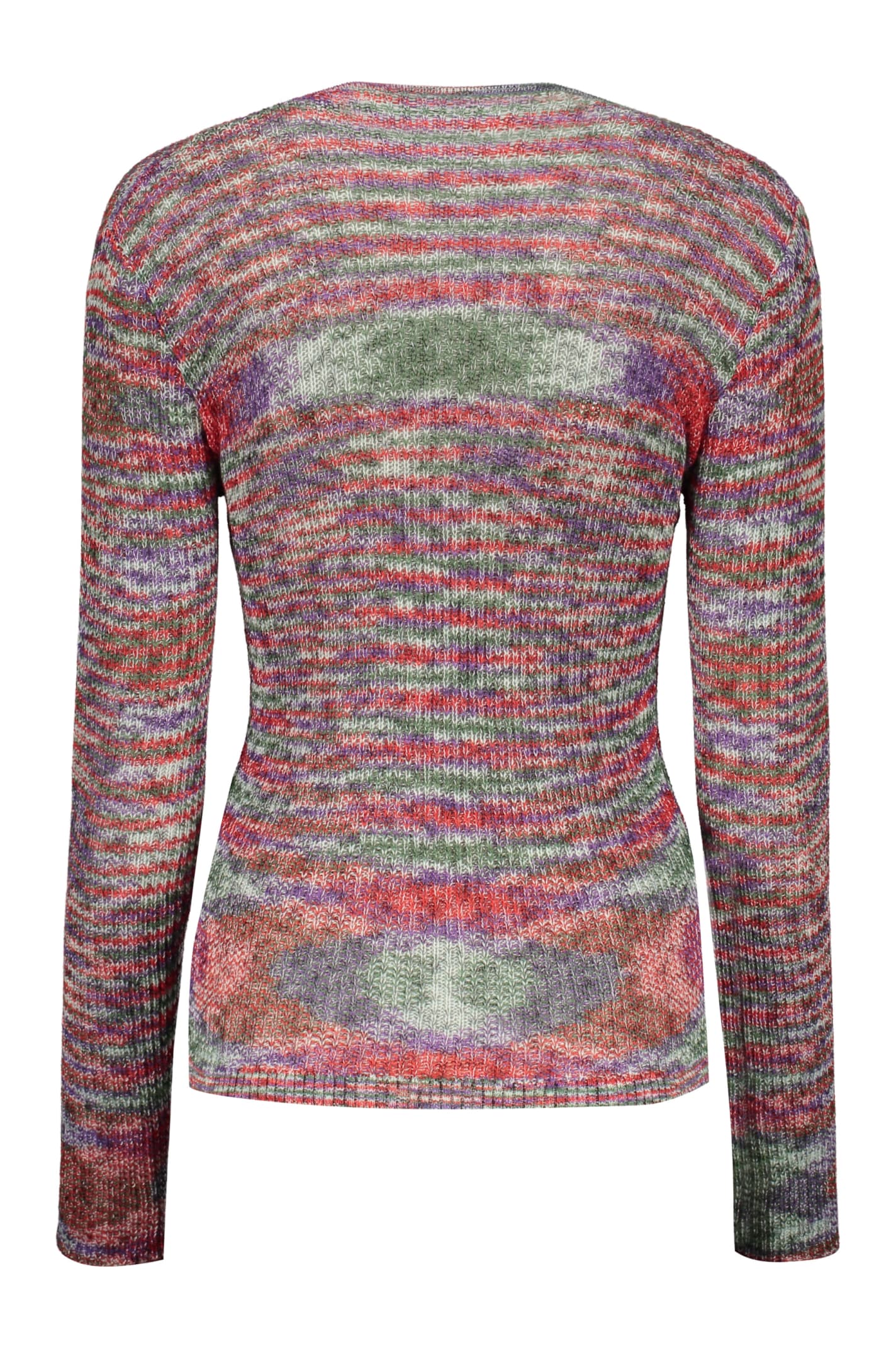 Shop Missoni Cashmere Blend Pullover In Multicolor