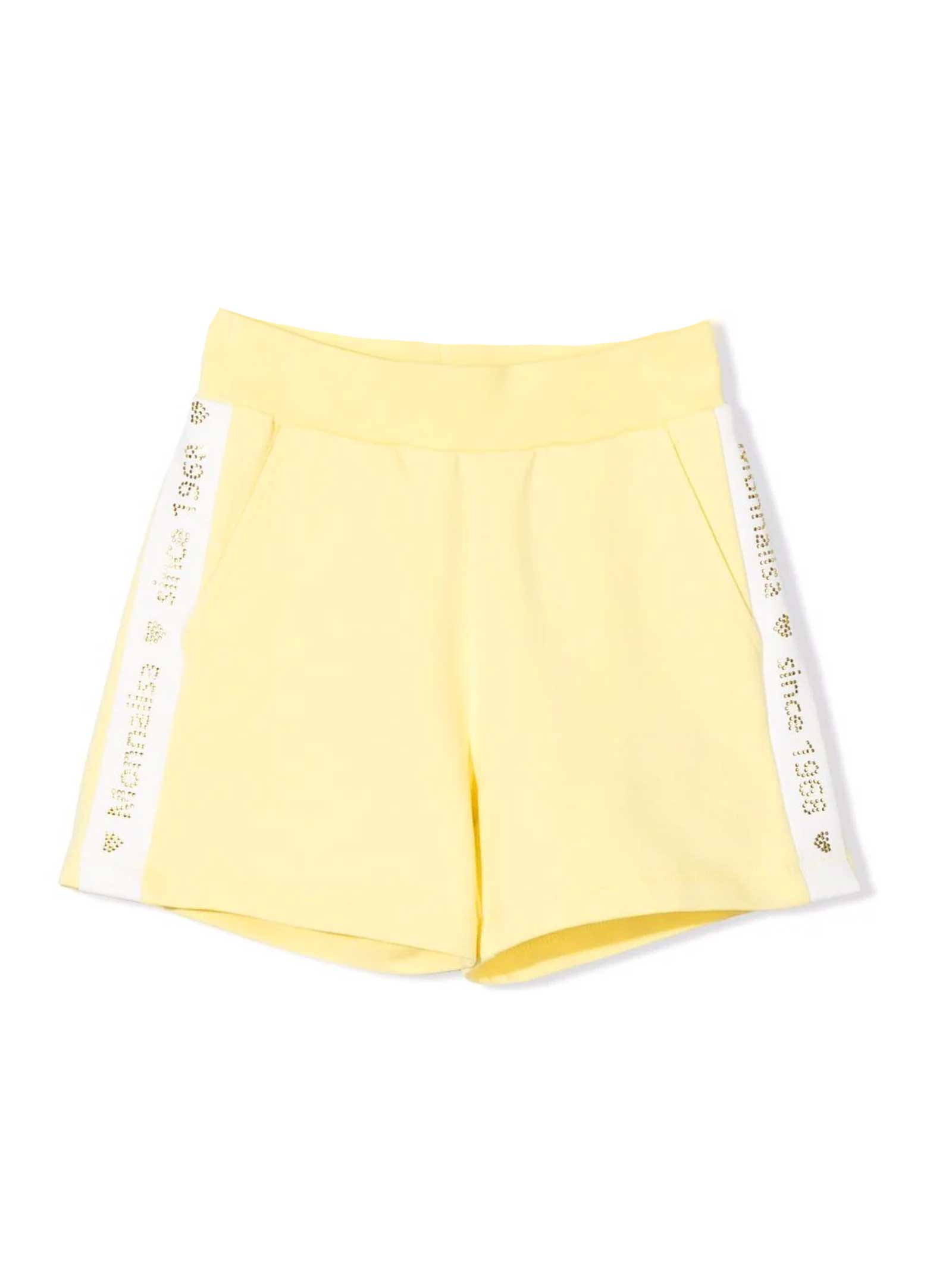 Monnalisa Yellow Shorts Girl
