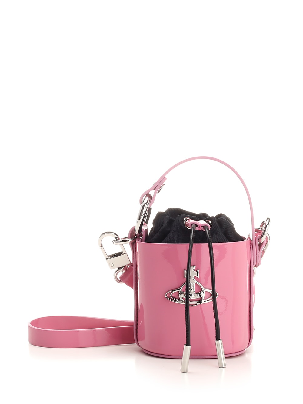 Shop Vivienne Westwood Daisy Mini Bucket Bag In Pink