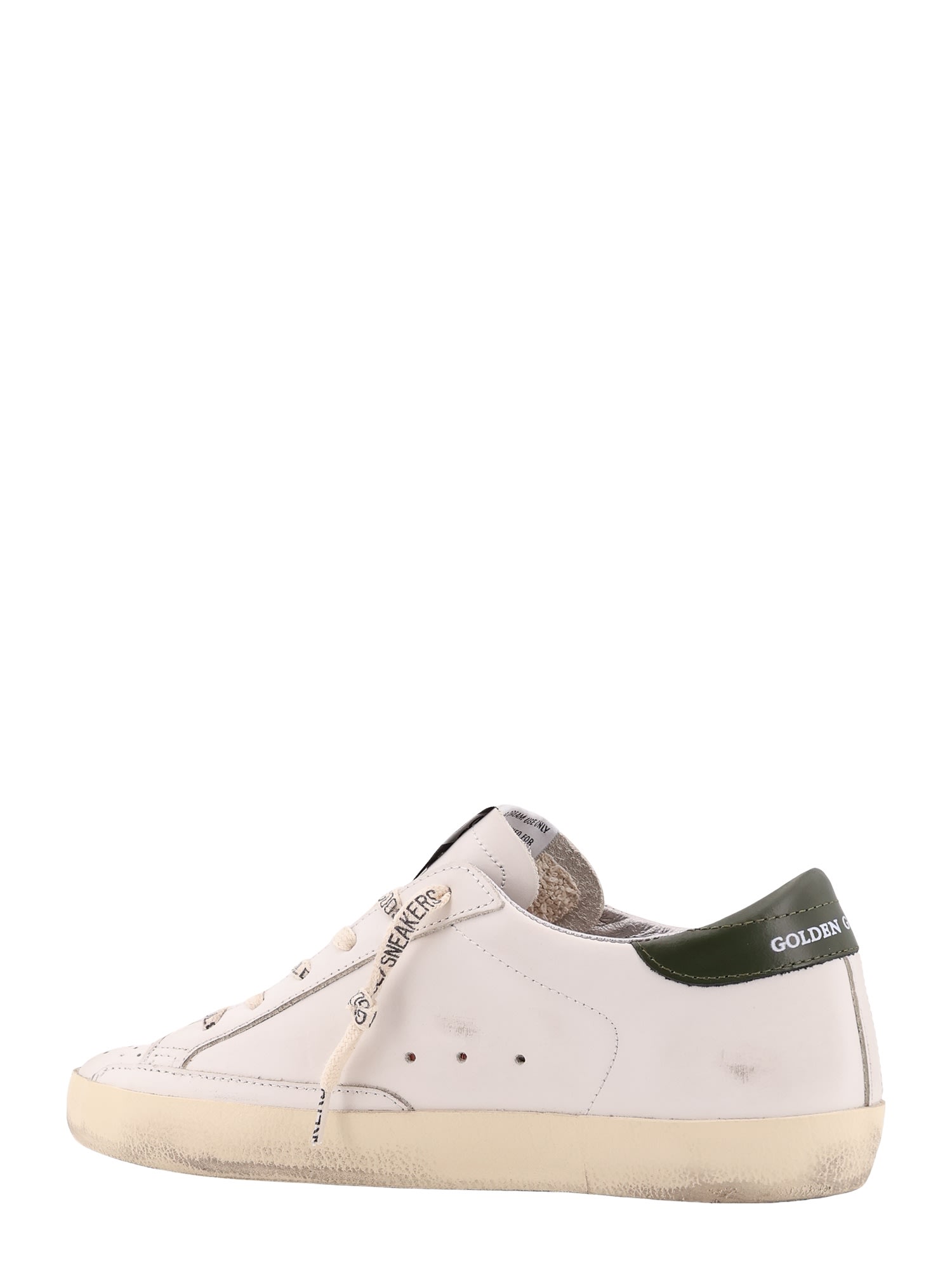 Shop Golden Goose Super-star Sneakers In White