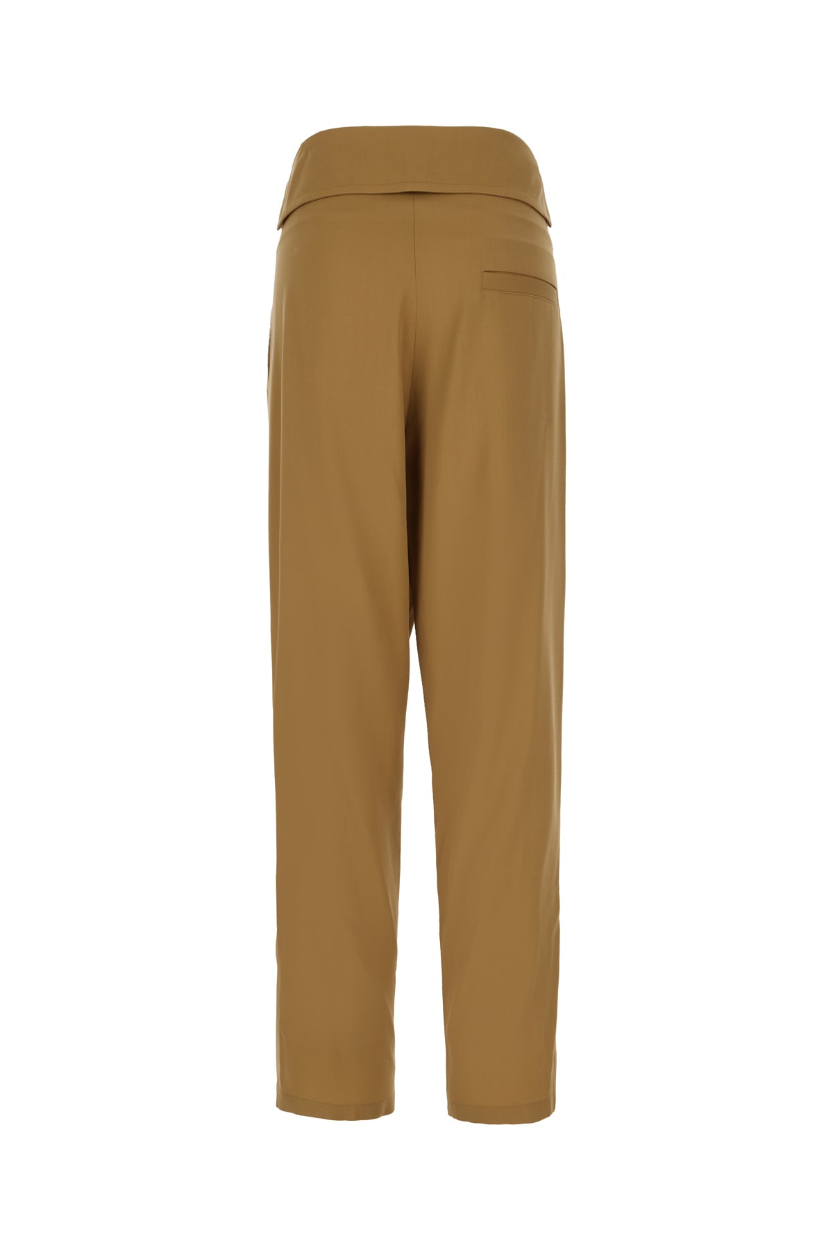 Shop Quira Camel Wool Pants In Q0043