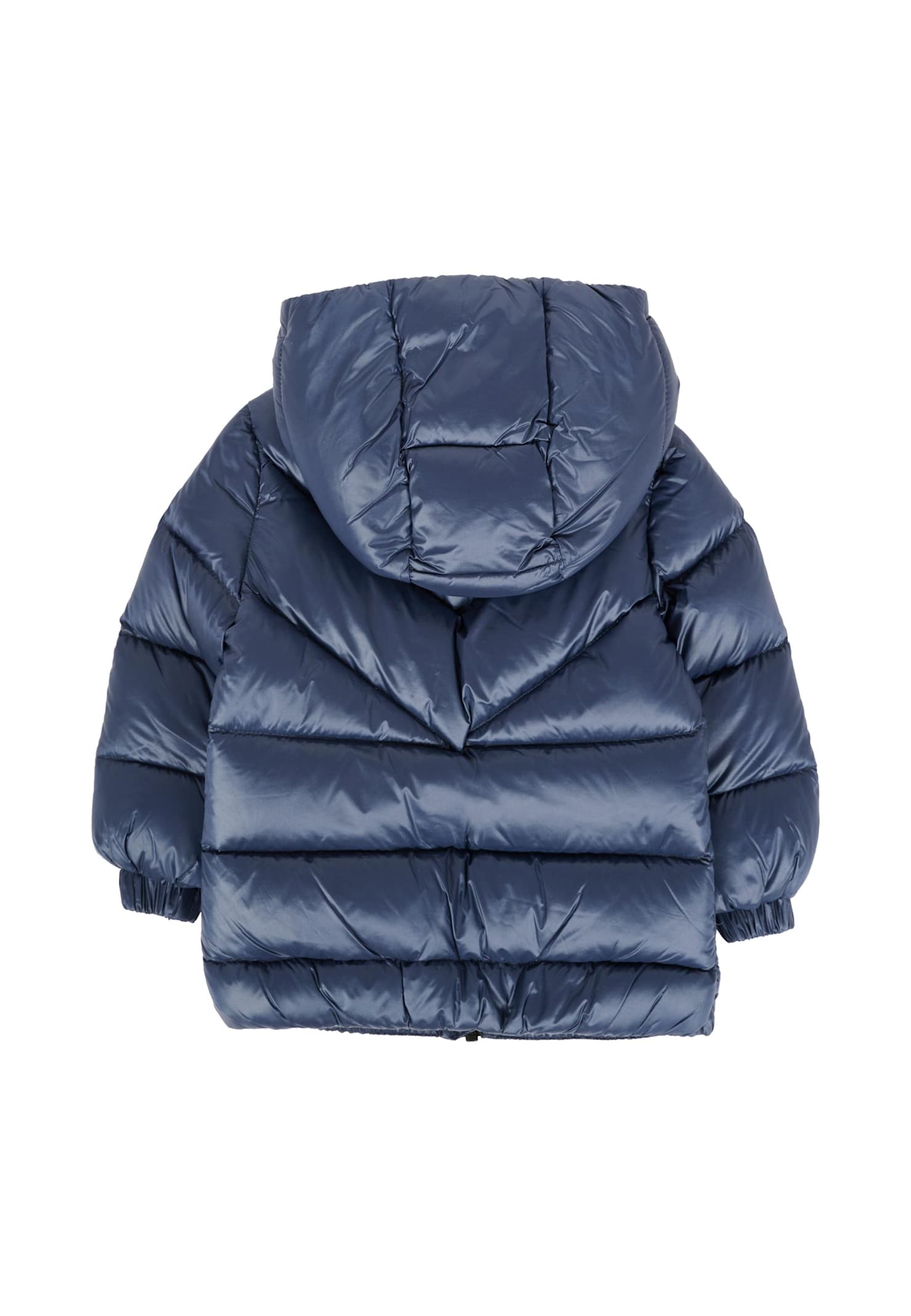 Colmar Blue Down Jacket For Baby Boy With Logo In Blue