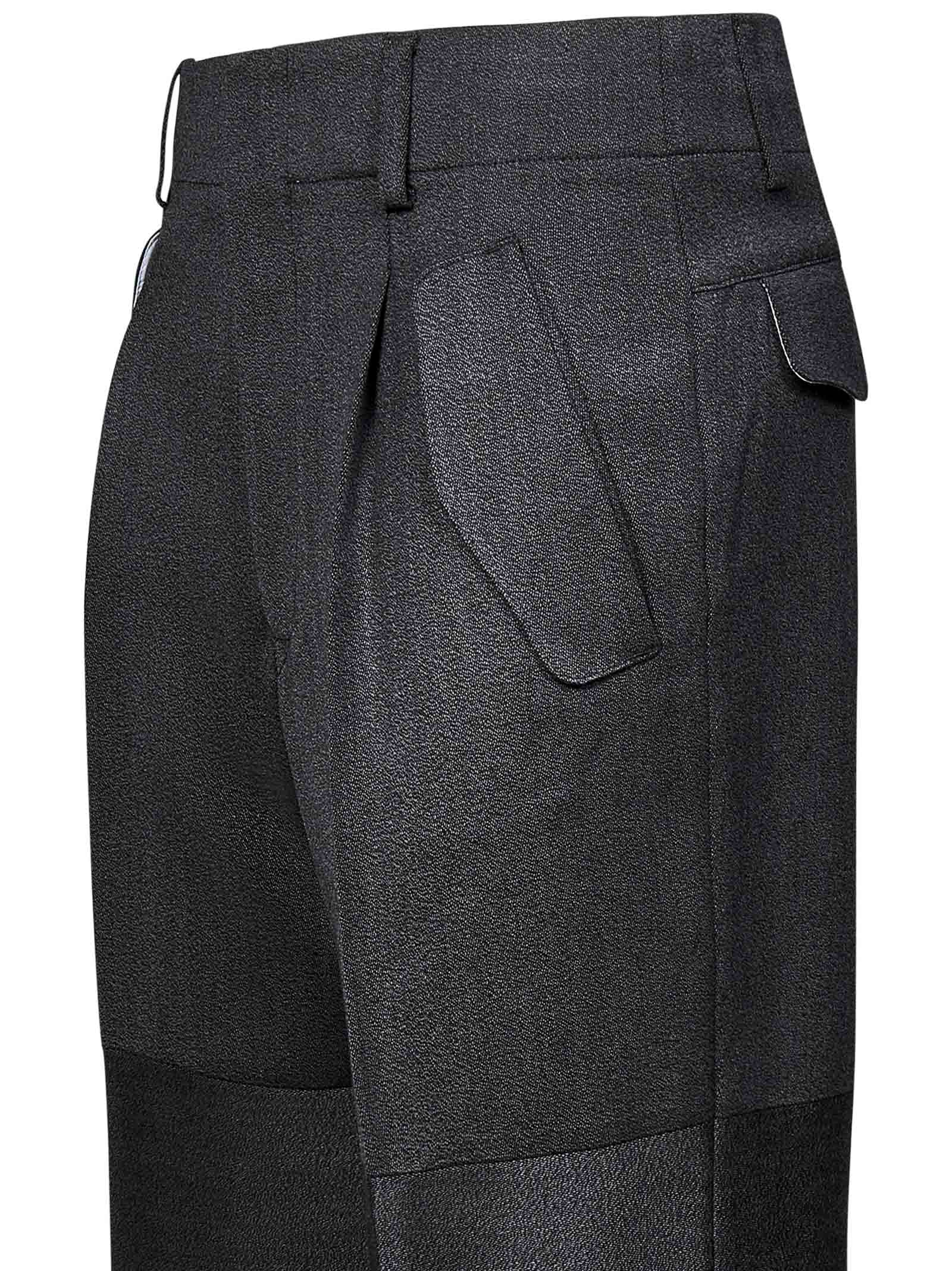 Shop Victoria Beckham Trousers In Grey