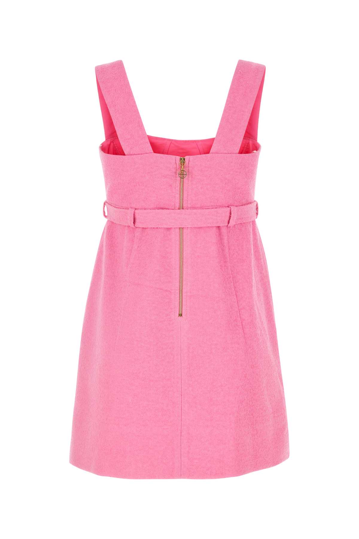 Shop Patou Pink Bouclã© Mini Dress In 453b