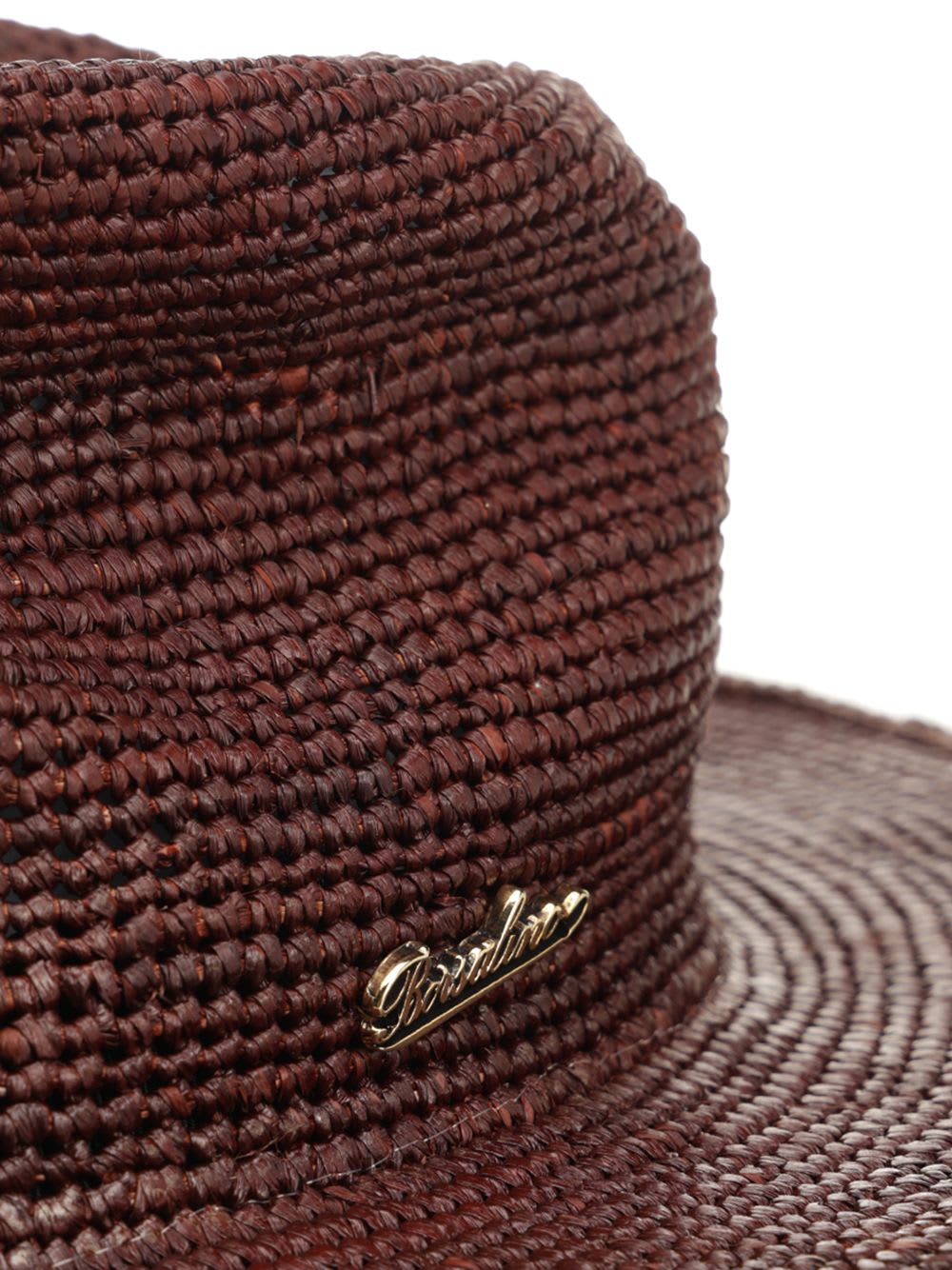 Borsalino Clochard-panama Crochet/t.media/medium Brim Hats Brown