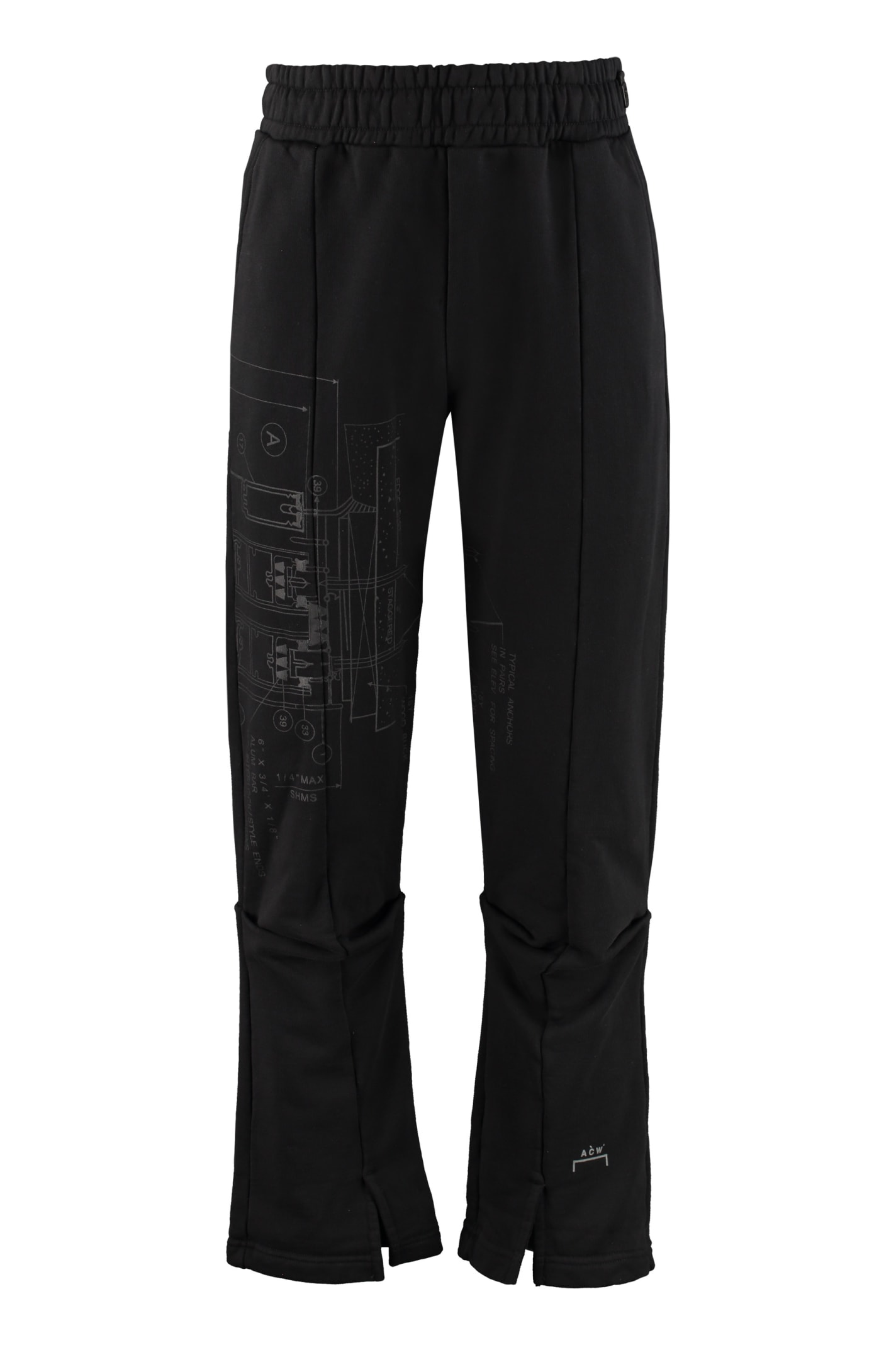 A-COLD-WALL* STRETCH COTTON TRACK-PANTS,11260514