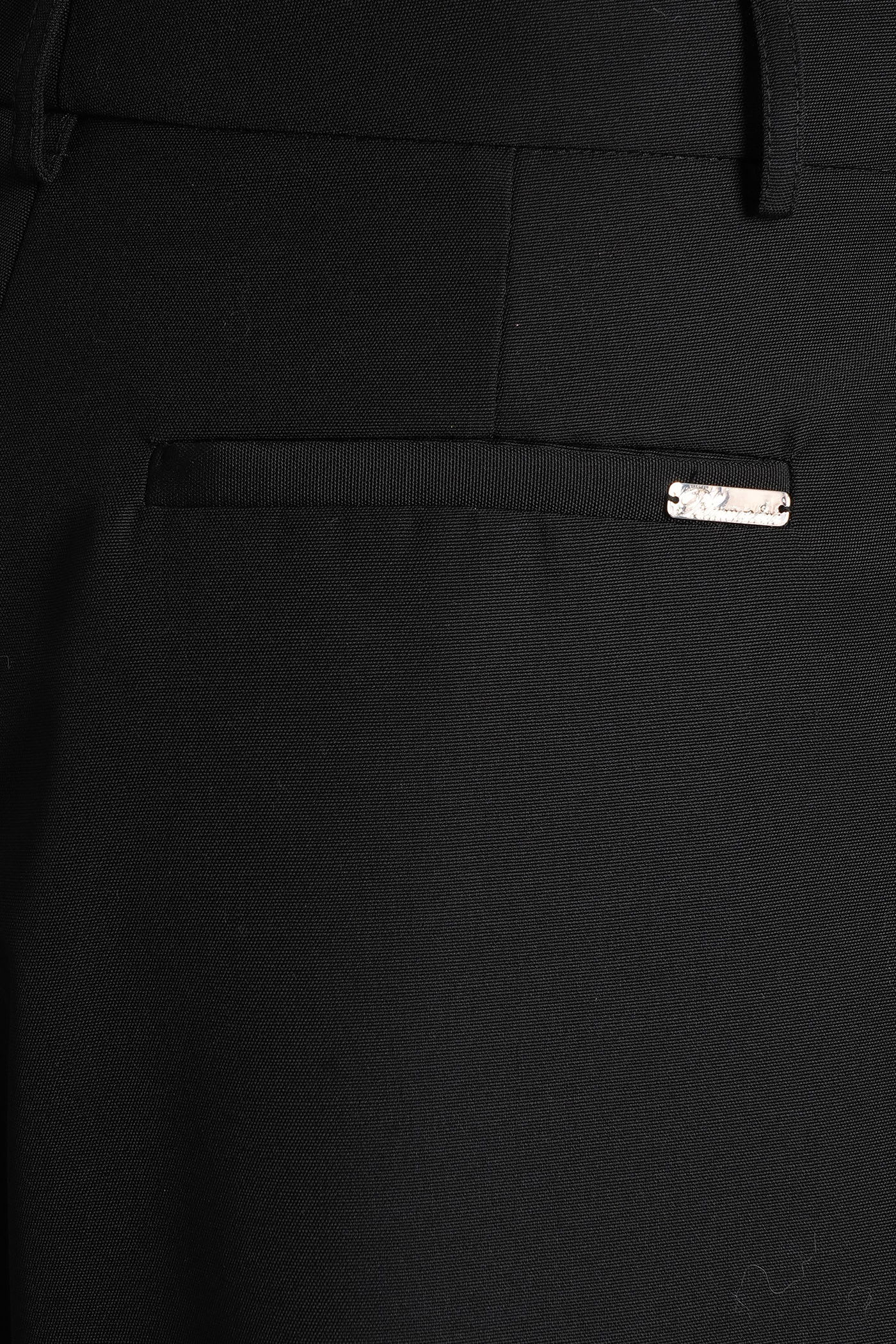 Blumarine Hose Mit Weitem Bein In Black