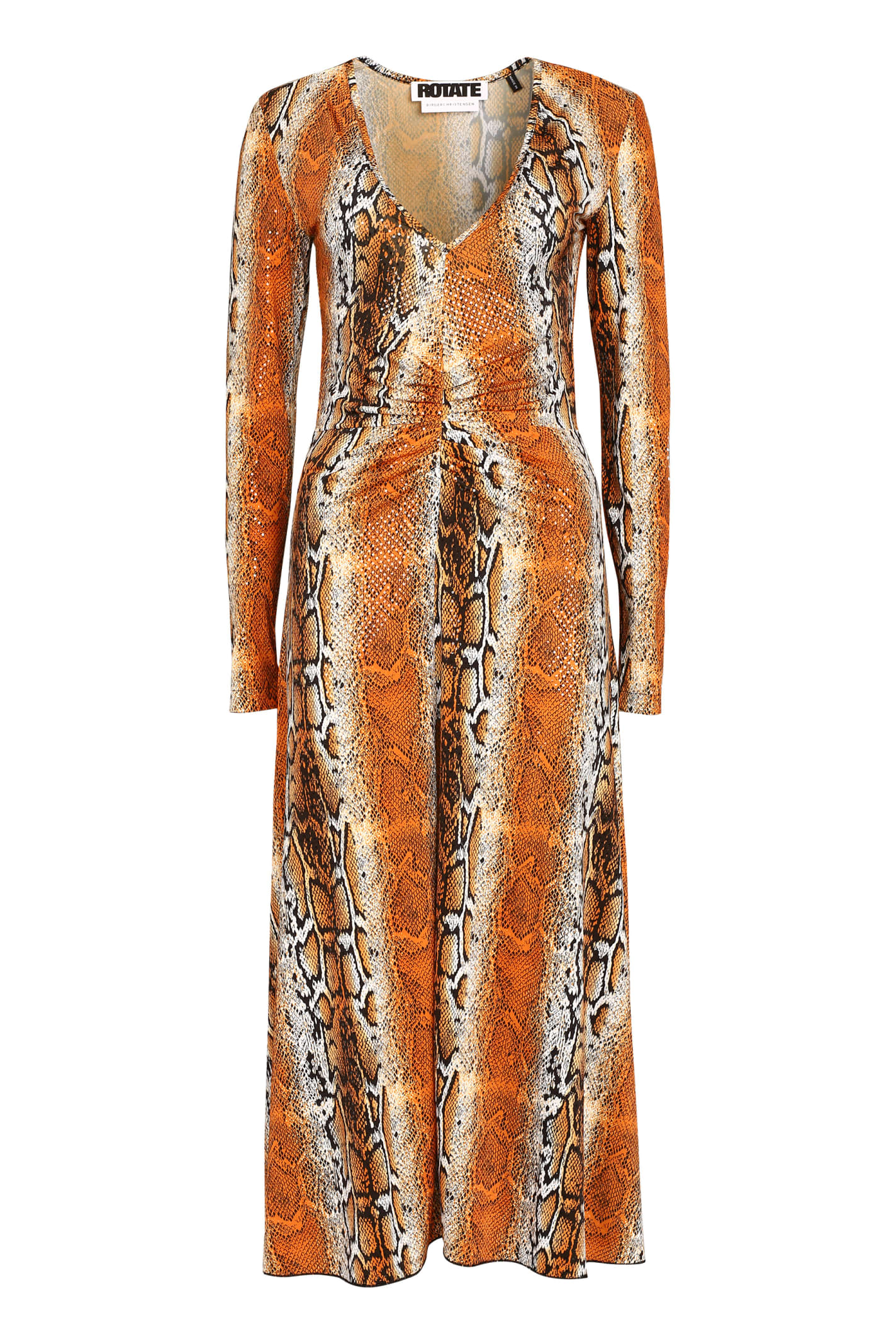 rotate orange dress