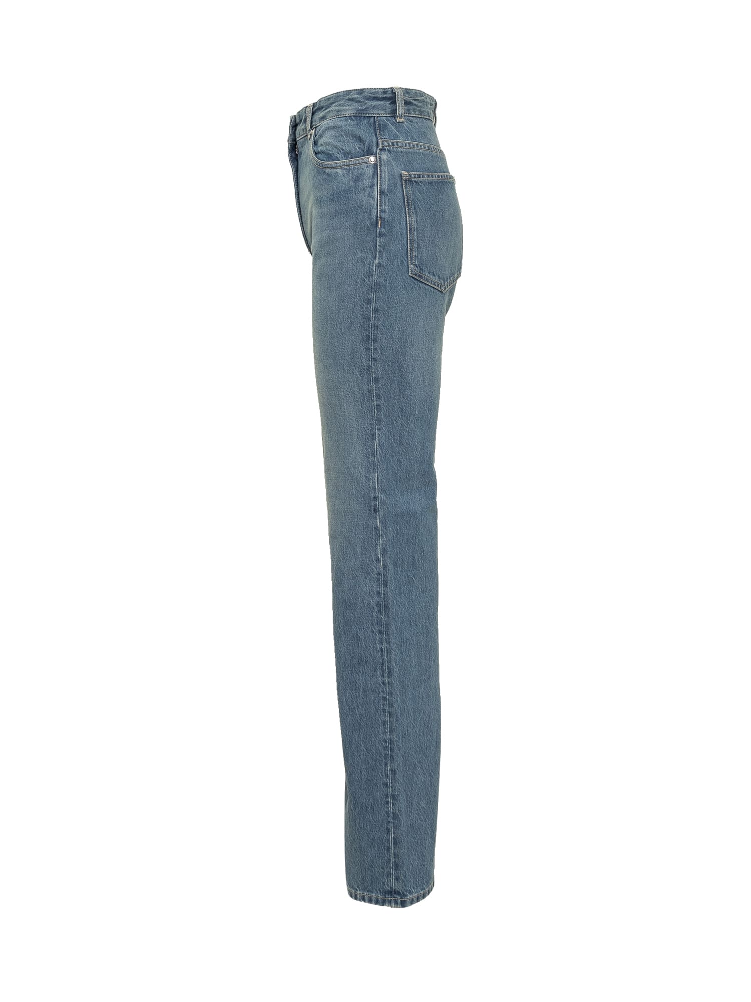 Shop Ferragamo Jeans In Blu Denim
