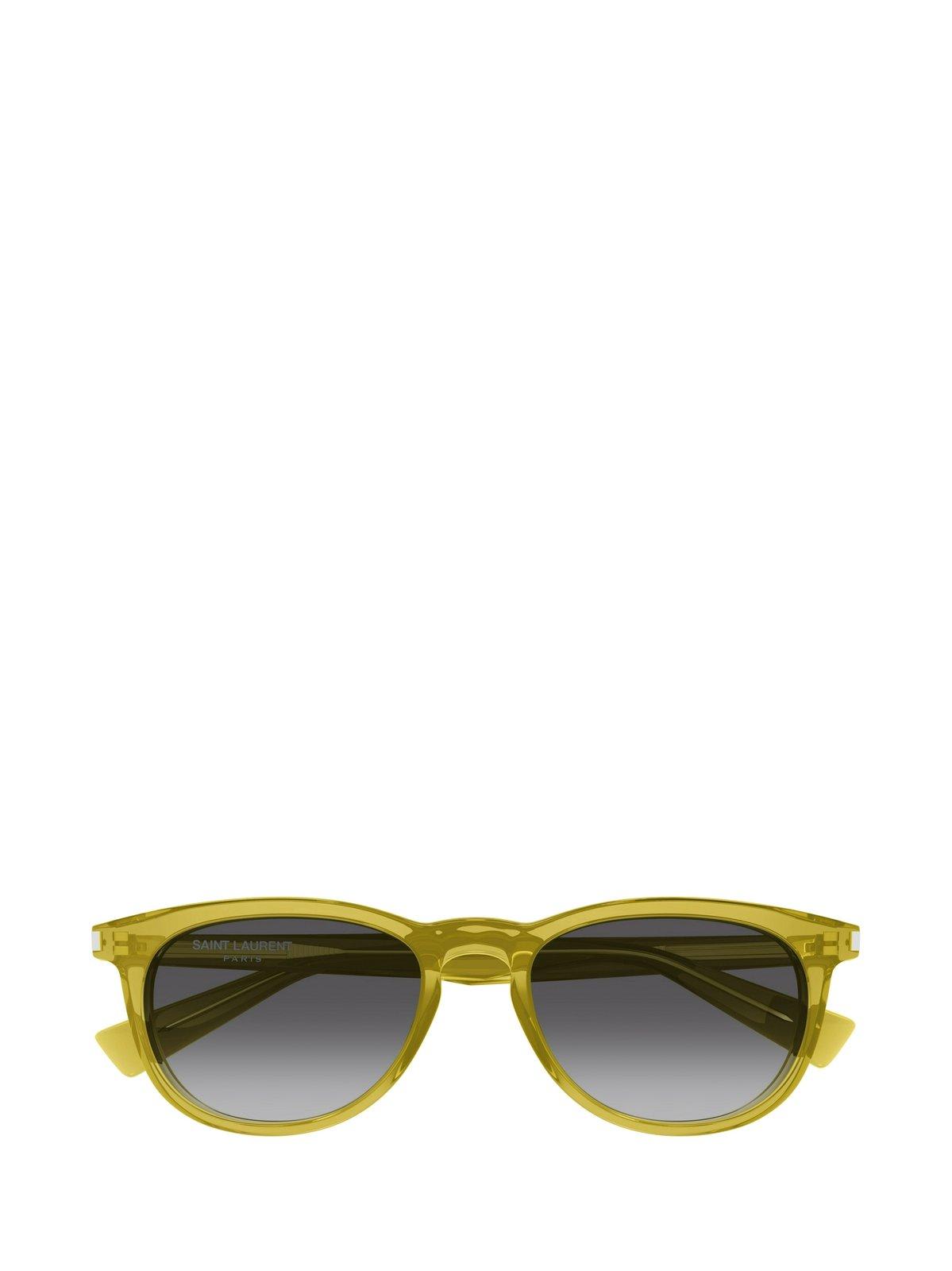 Saint Laurent Oval-frame Sunglasses In 005
