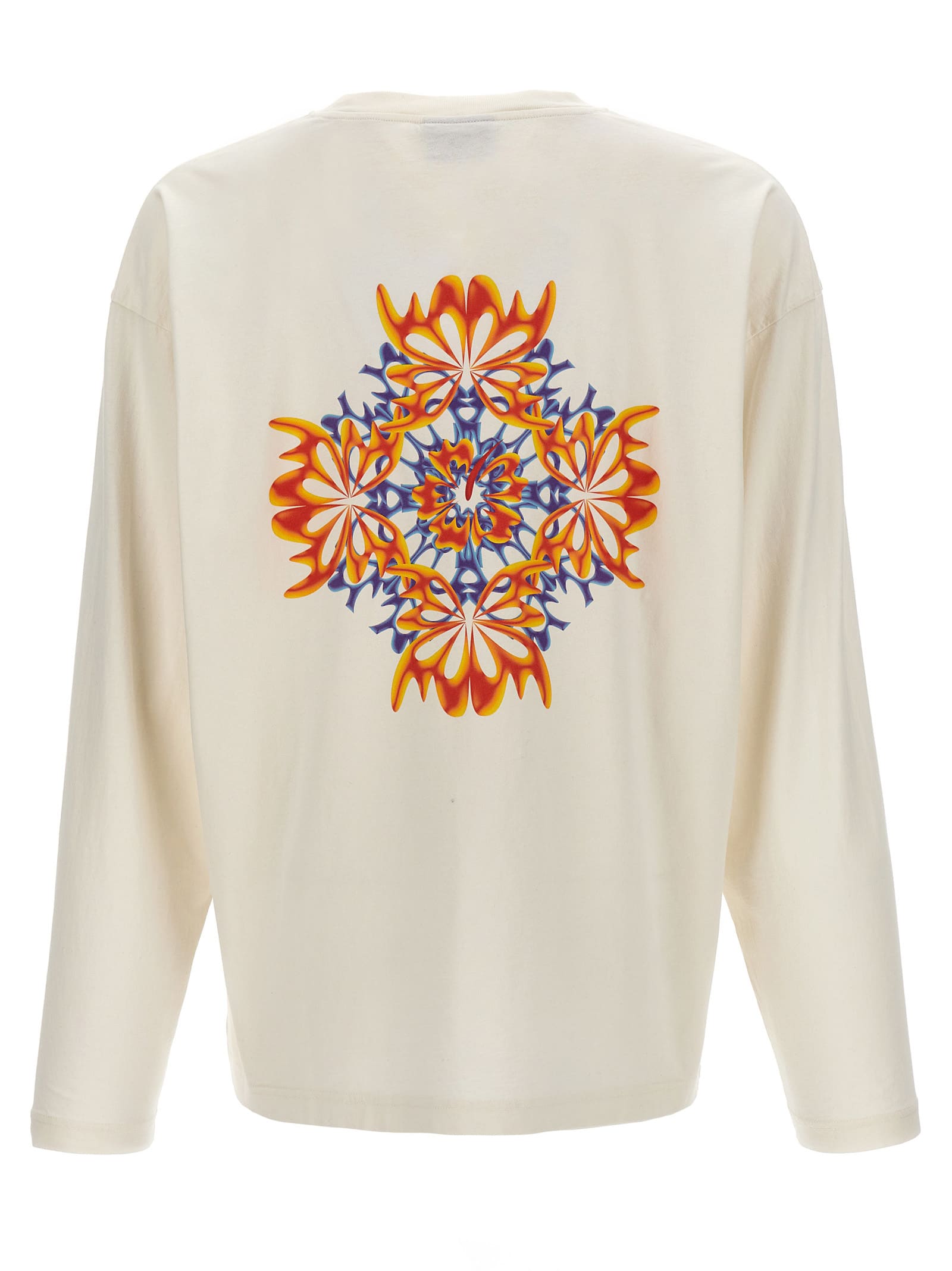 Shop Bluemarble Trippy Leaves T-shirt In White