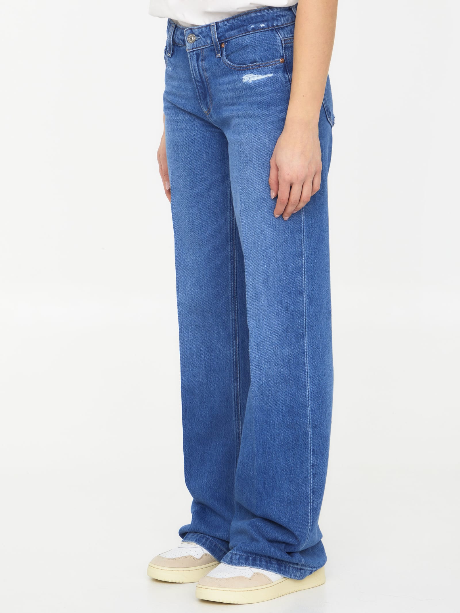 Shop Paige Light-blue Sonja Jeans In Light Blue