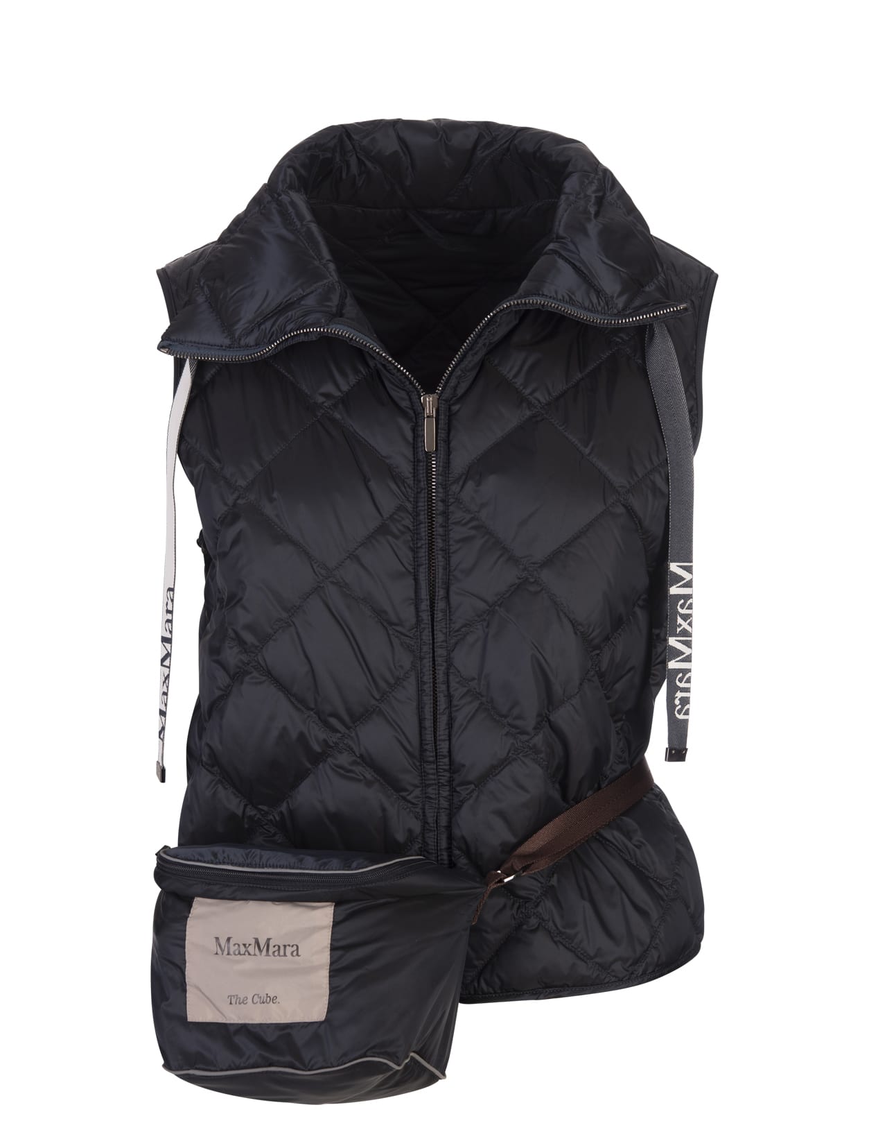 Shop Max Mara Black Tregic Gilet