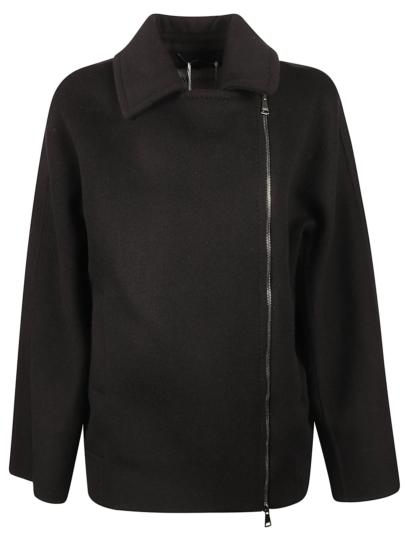 Shop Max Mara Rotondo Jacket In Nero