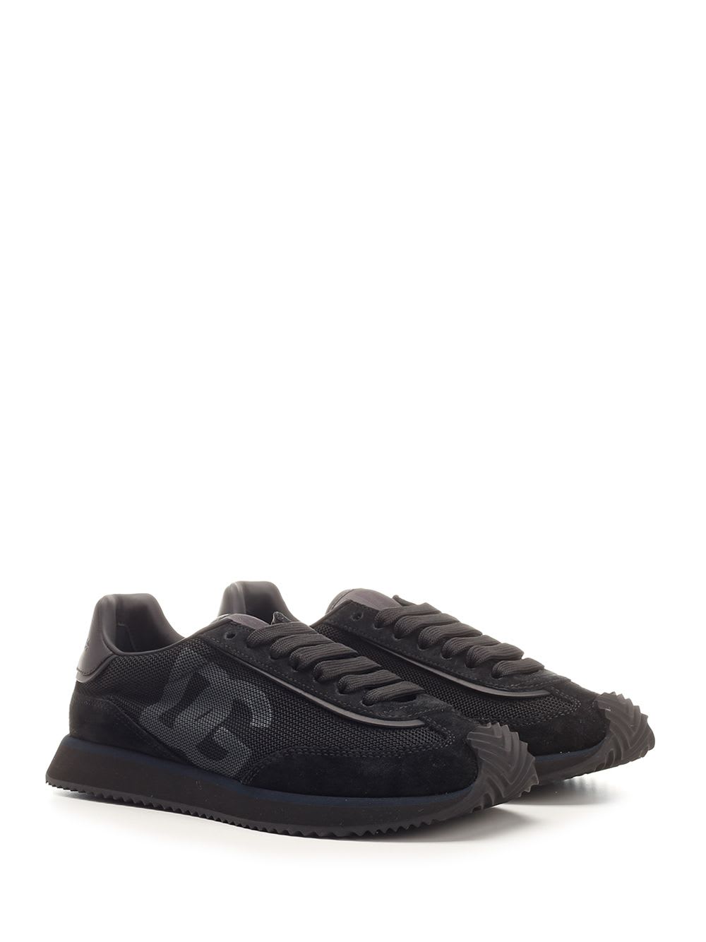 Shop Dolce & Gabbana Dg Cushion Sneaker In Black