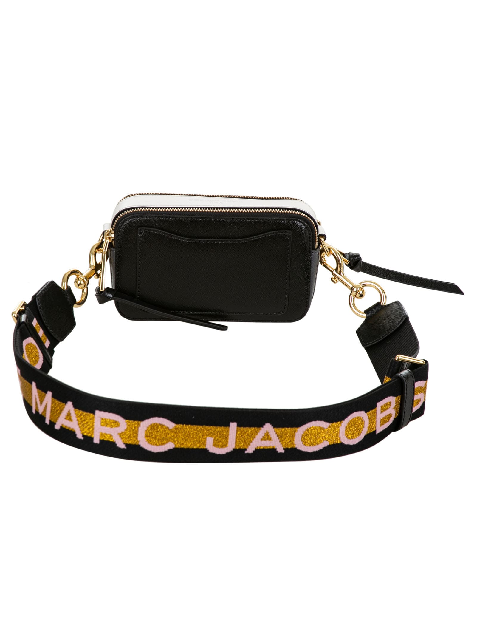 Shop Marc Jacobs Snapshot Shoulder Bag In Black/multicolor
