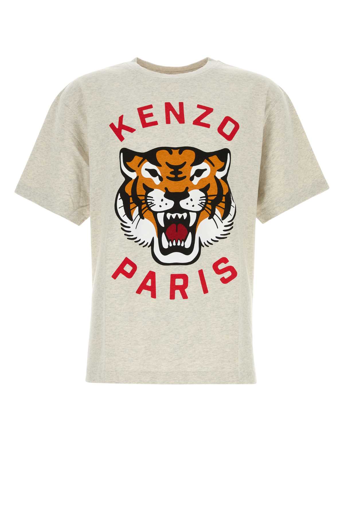 Shop Kenzo Light Grey Cotton Oversize T-shirt In Palegrey