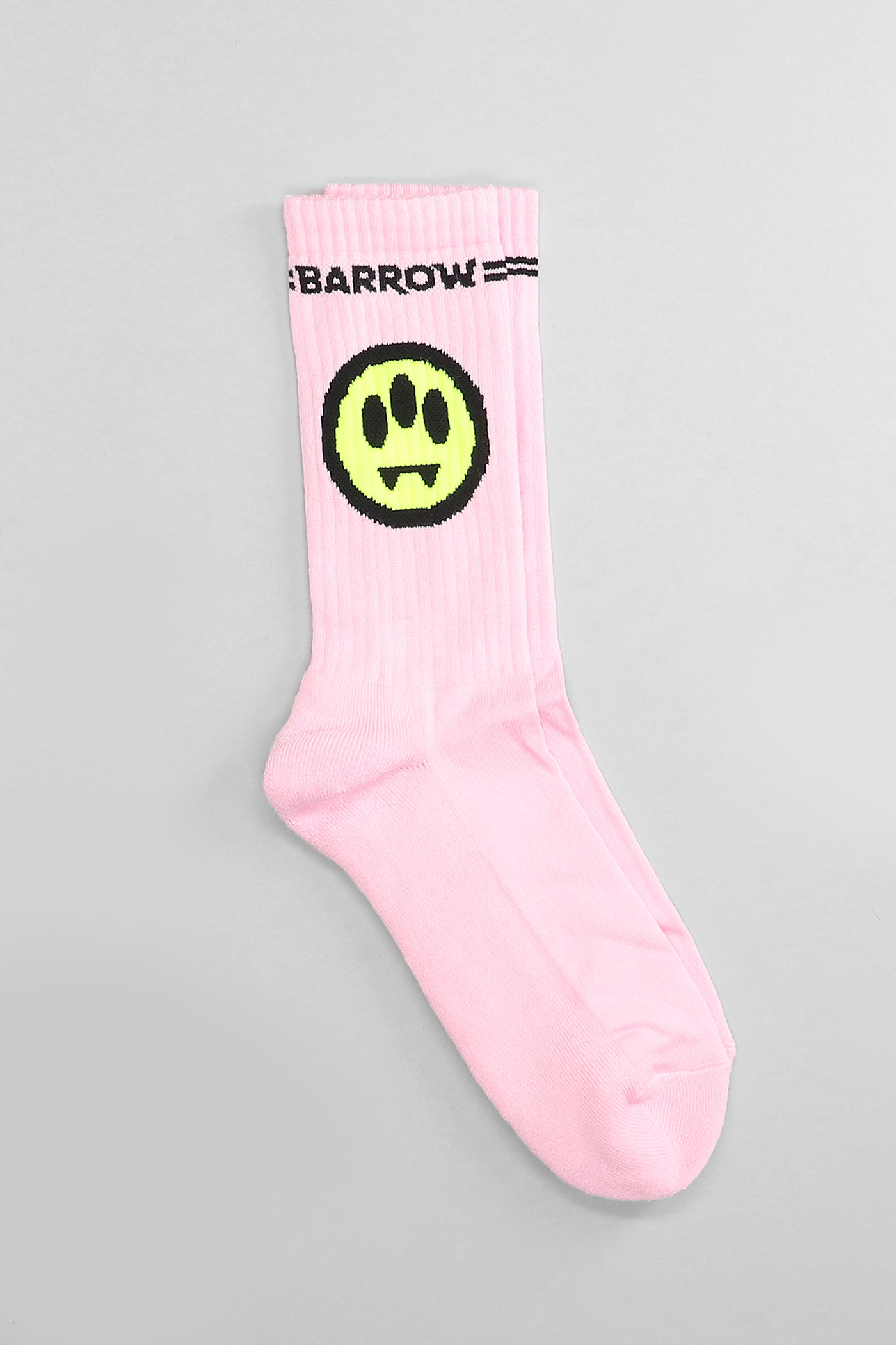 Socks In Rose-pink Cotton