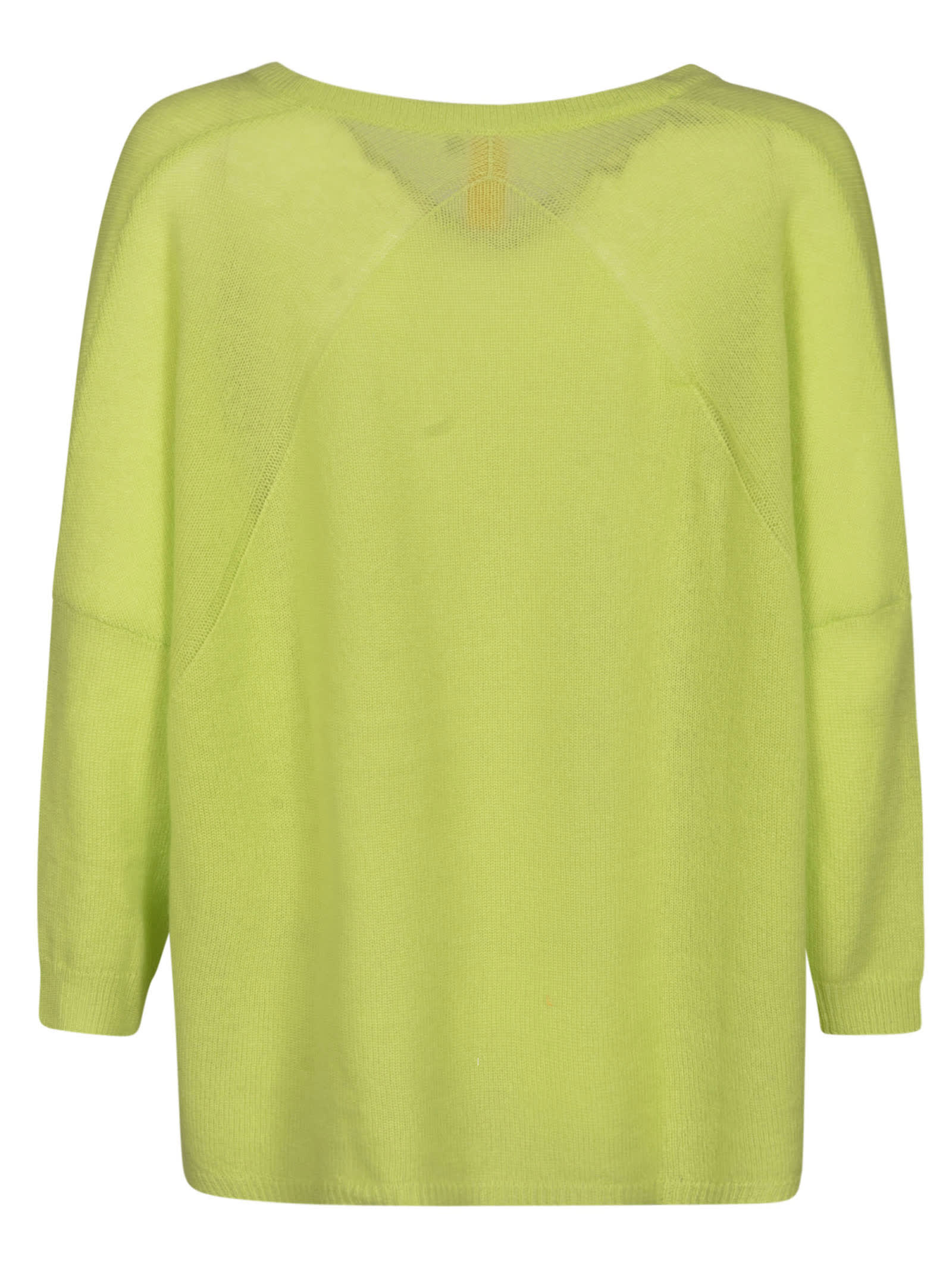 Shop No Name V-neck Sweater In Lime
