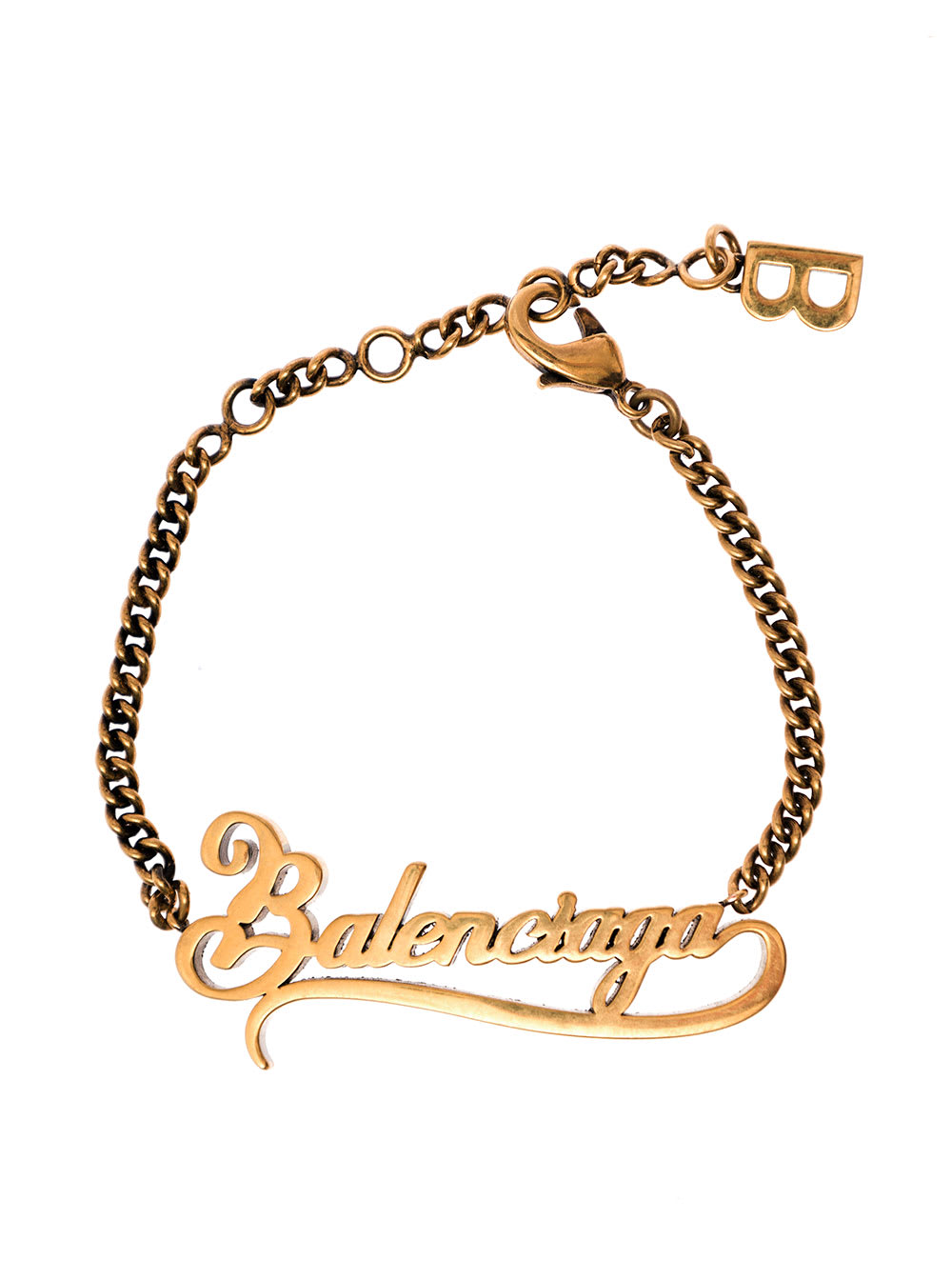 Typo Valentine Antique Brass Bracelet Balenciaga Woman