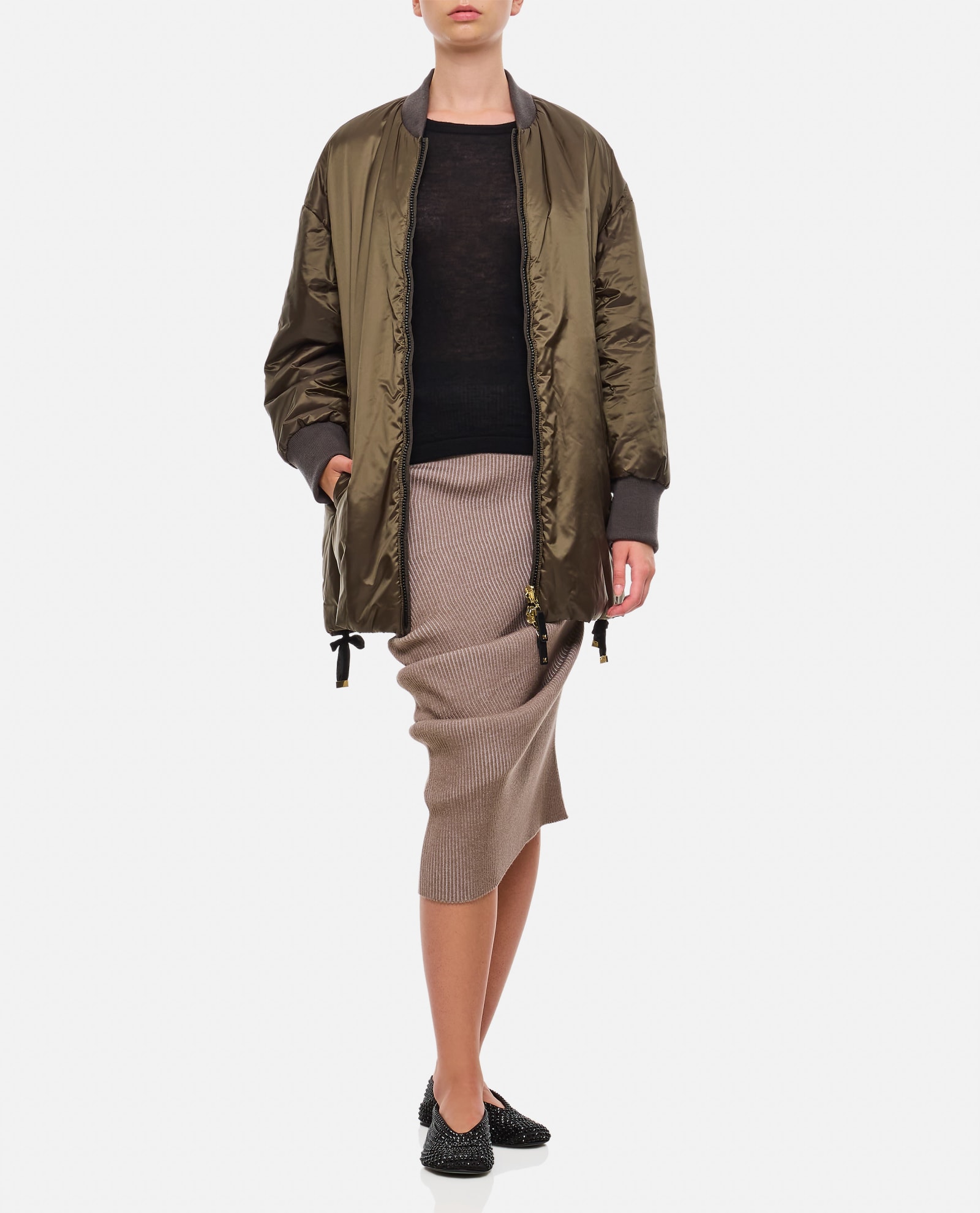 Shop Max Mara The Cube Greenbo Down Jacket