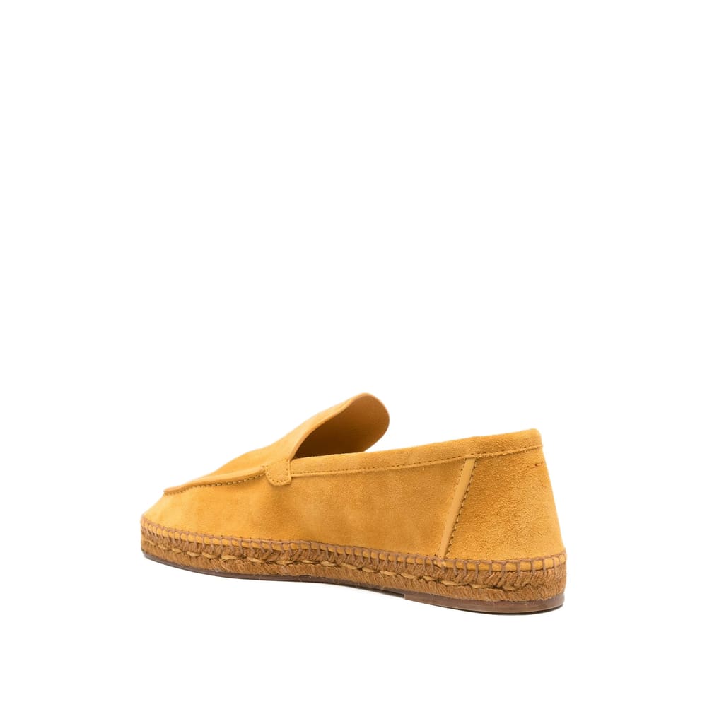 Castaã±er Suede Espadrilles In Yellow