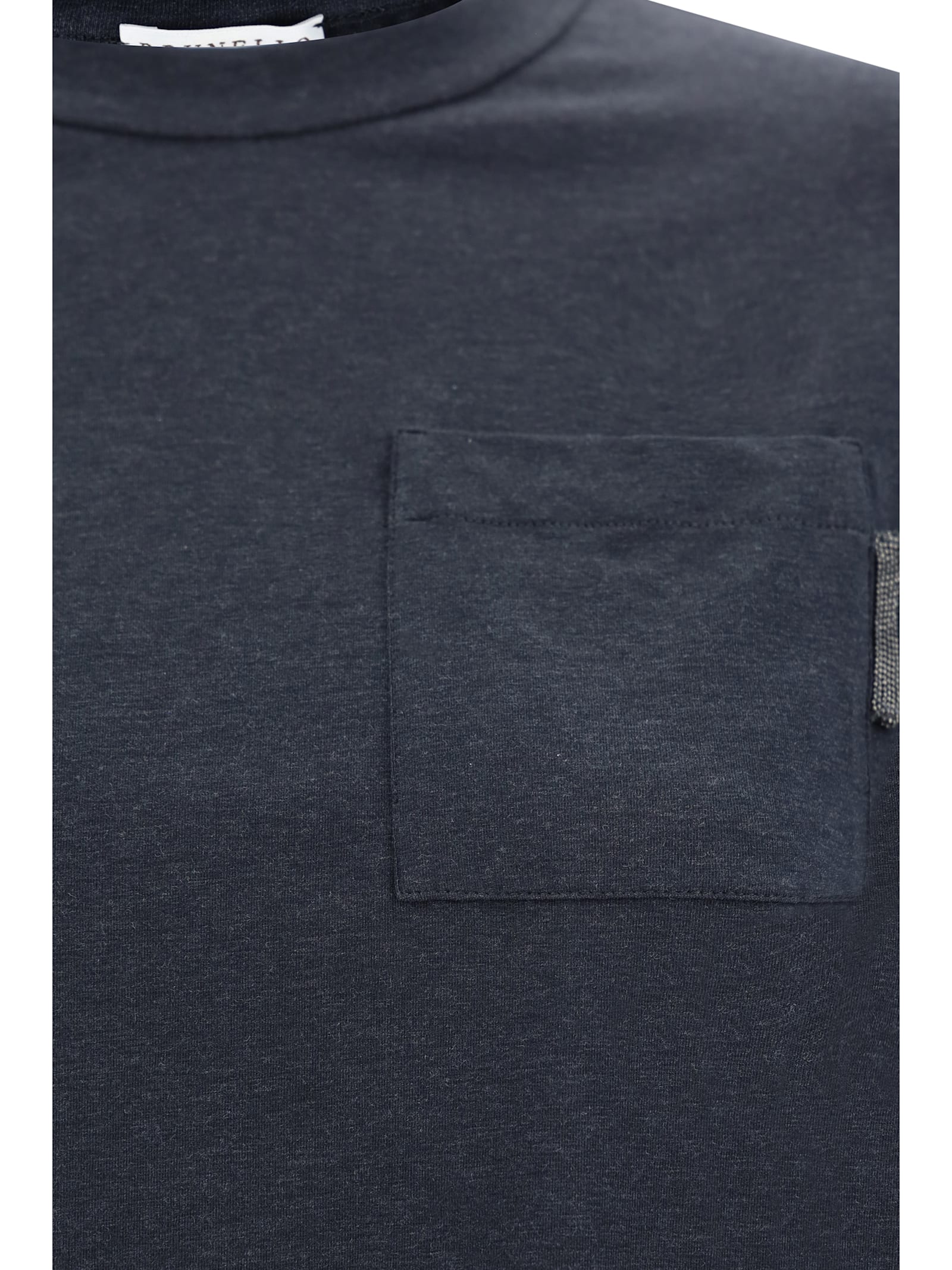 Shop Brunello Cucinelli T-shirt In Antracite