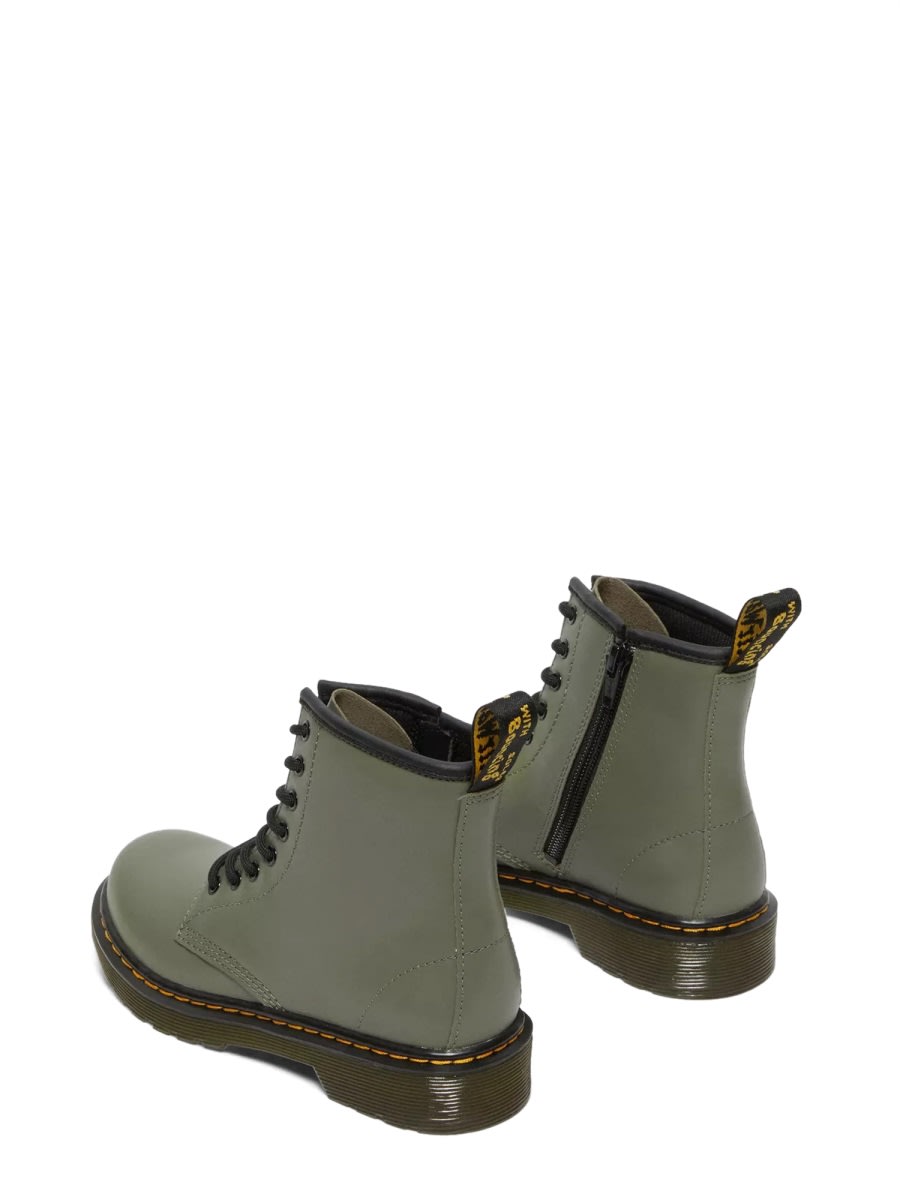 Dr. Martens' Lace Boots 1460 In Green