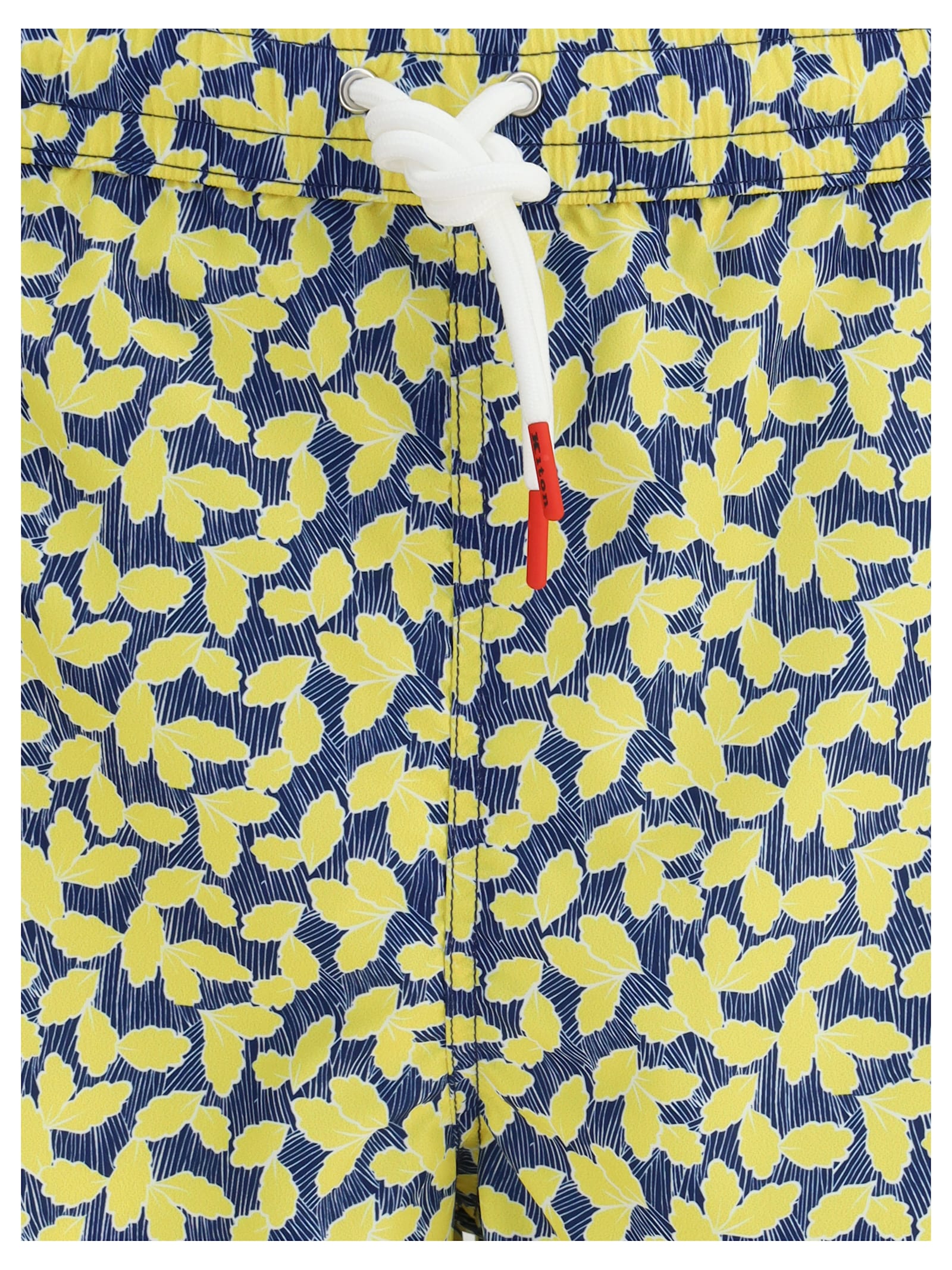 Shop Kiton Logoed Swimshorts
